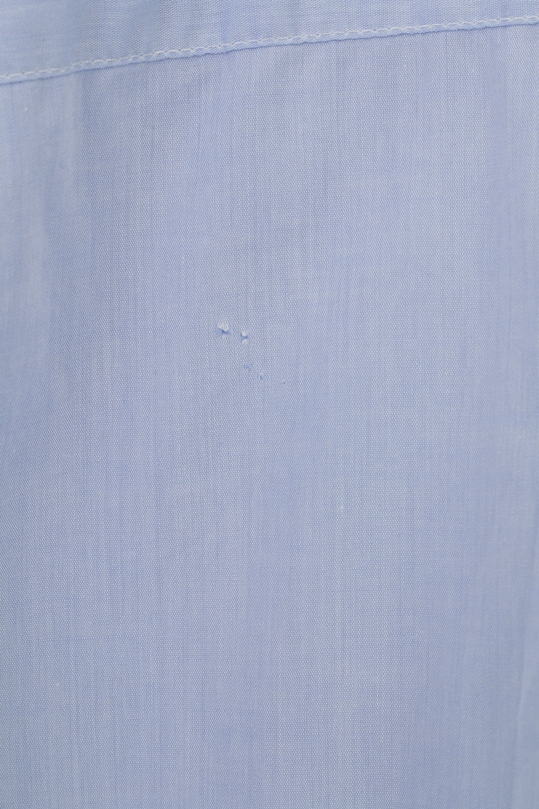 Renato Cavalli Men 42 Casual Shirt Blue Long Sleeve Cotton Collar Elegant Top