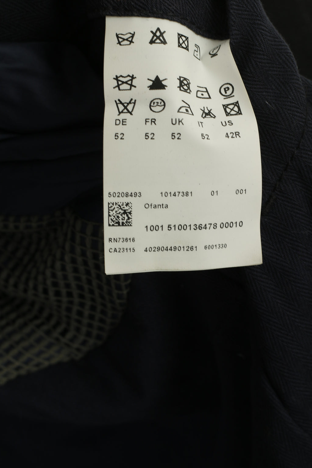 Boss Orange Men 42 52 M Jacket Black Wool Zip Up Classic Thermore Rinnova Ofanta Top