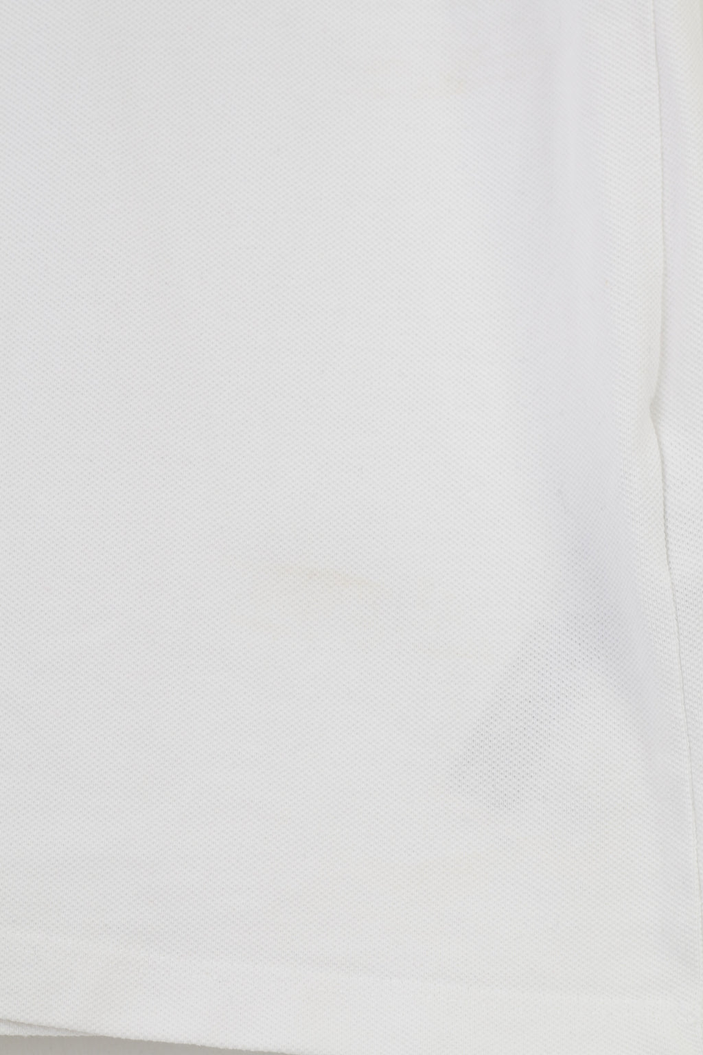 Umbro Polo da uomo L Colletto in cotone bianco Inghilterra Top a maniche corte