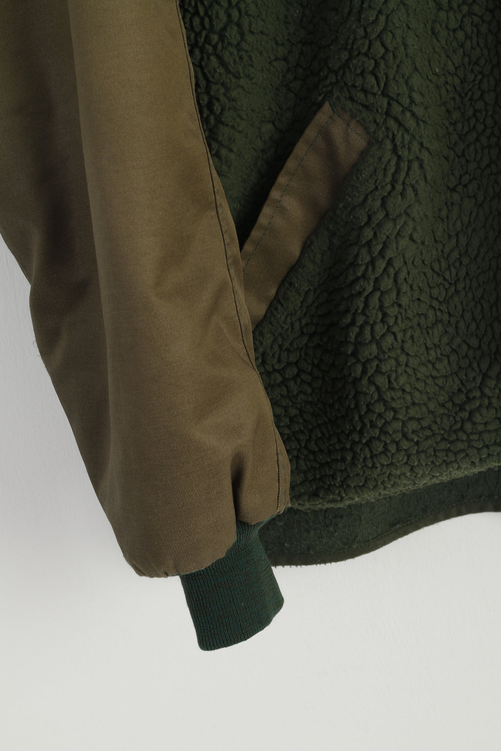 Wikland Men M Jacket Green Hunting Outdoor Full Zipper Multi Pockets Top