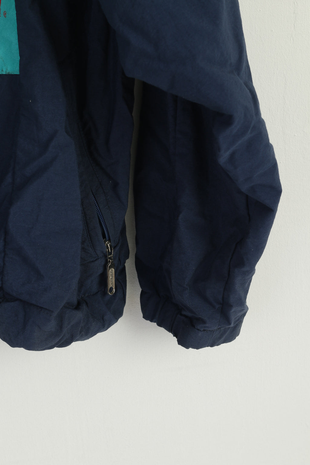 CRAFT Men L Jacket Navy Nylon Tactel Vintage Zip Up Sport Active Top