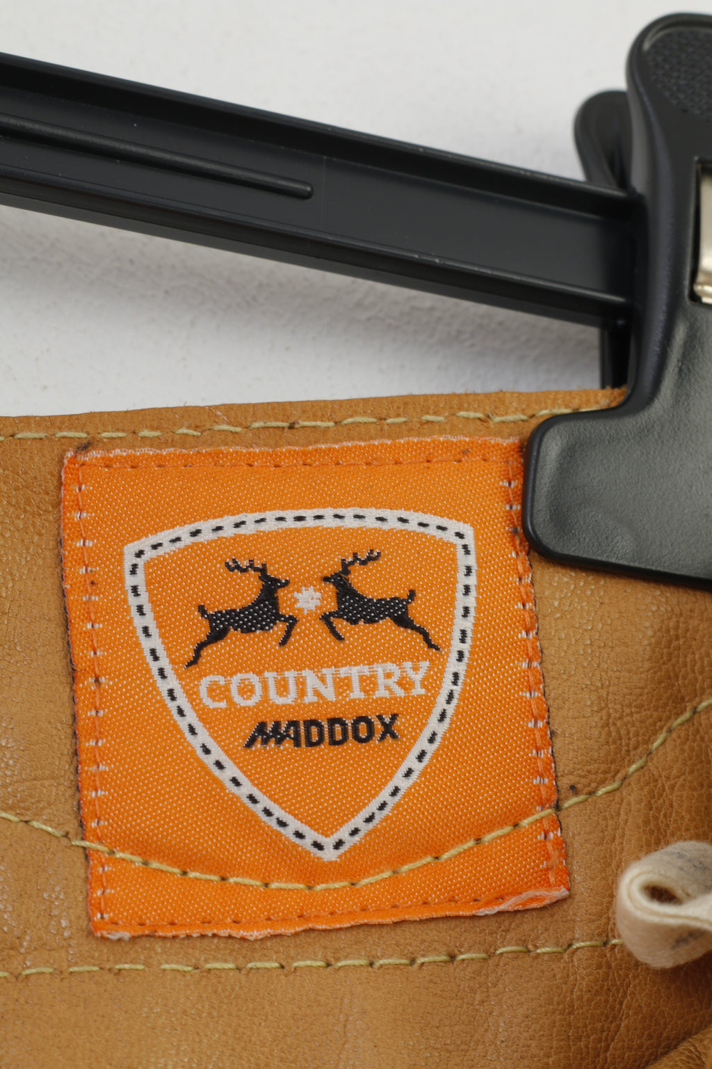 Country Maddox Men 48 Leather Trousers Brown Vintage Tyrol Austria Trachten  Western Cowboy Traditional Emroidered Bottoms Pockets