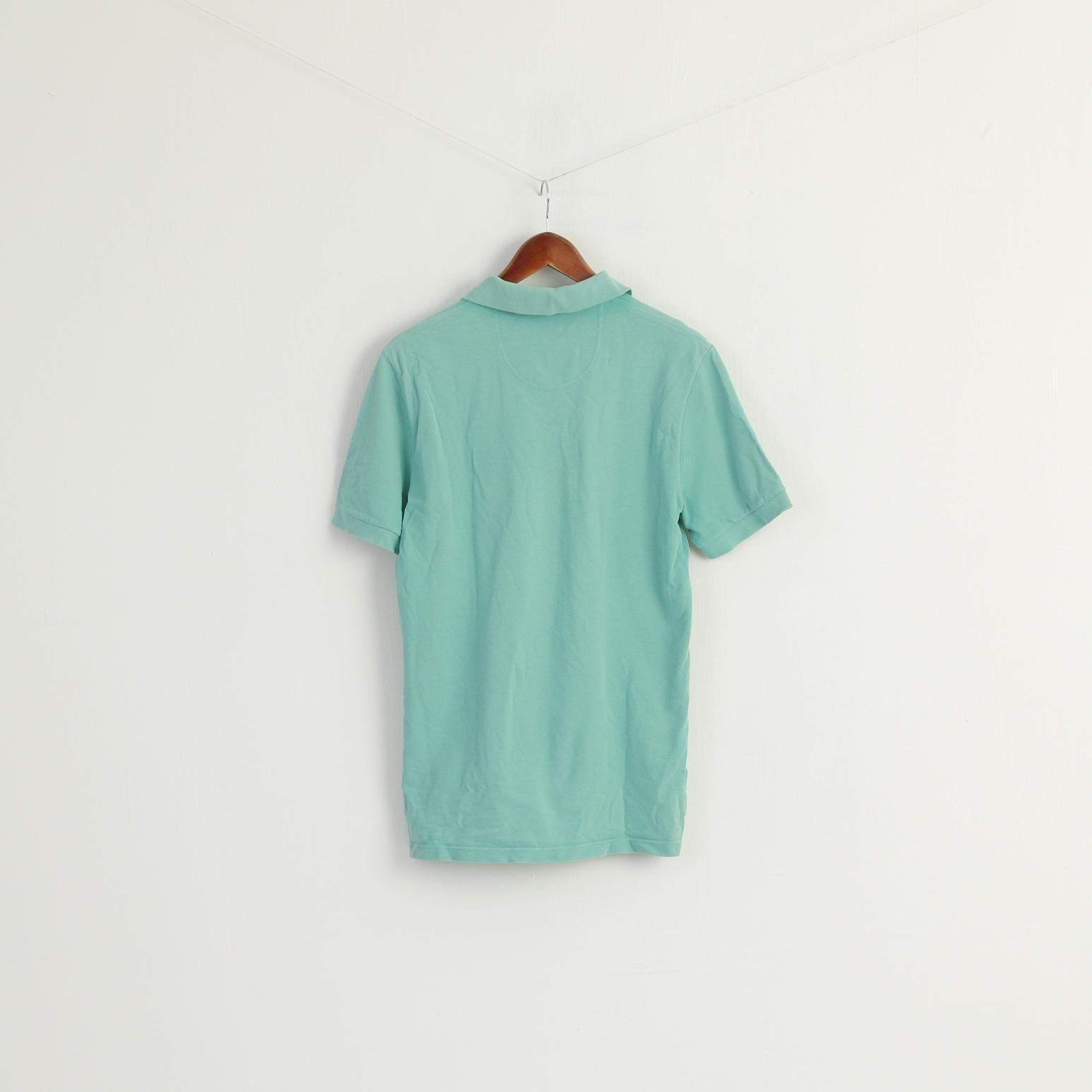 Lacoste Men 4 L Polo Shirt Green 100% Cotton Vintage Slim Fit Casual Top