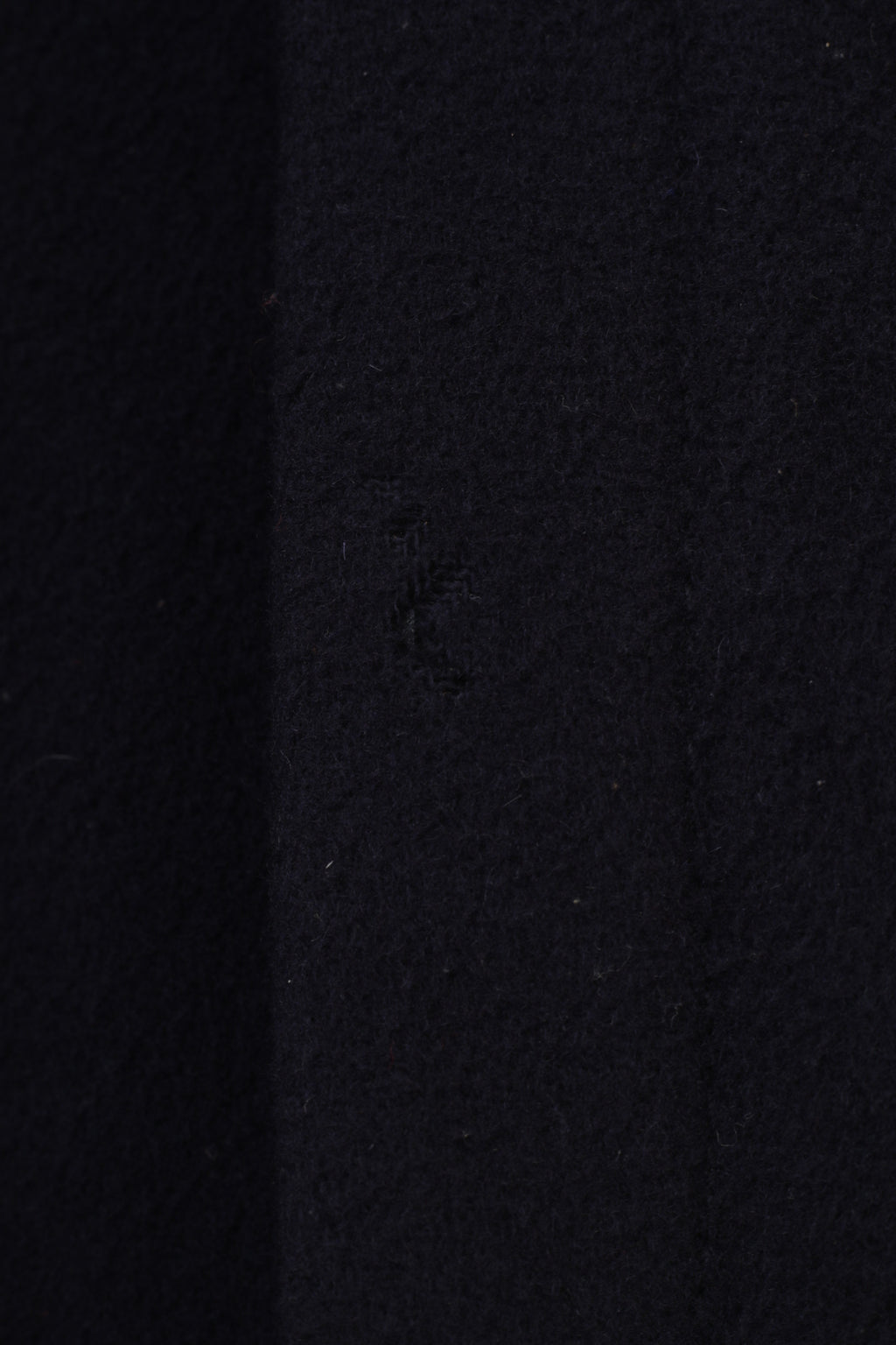 Creation Geissler Woman 42 Coat Wool Navy Breasted Bottoms Winter Vintage