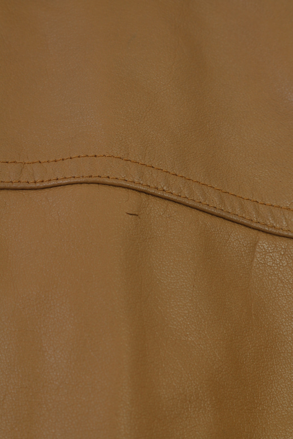 S. Oliver Men L Leather Jacket Brown Collar Bottoms Vintage Pockets Top