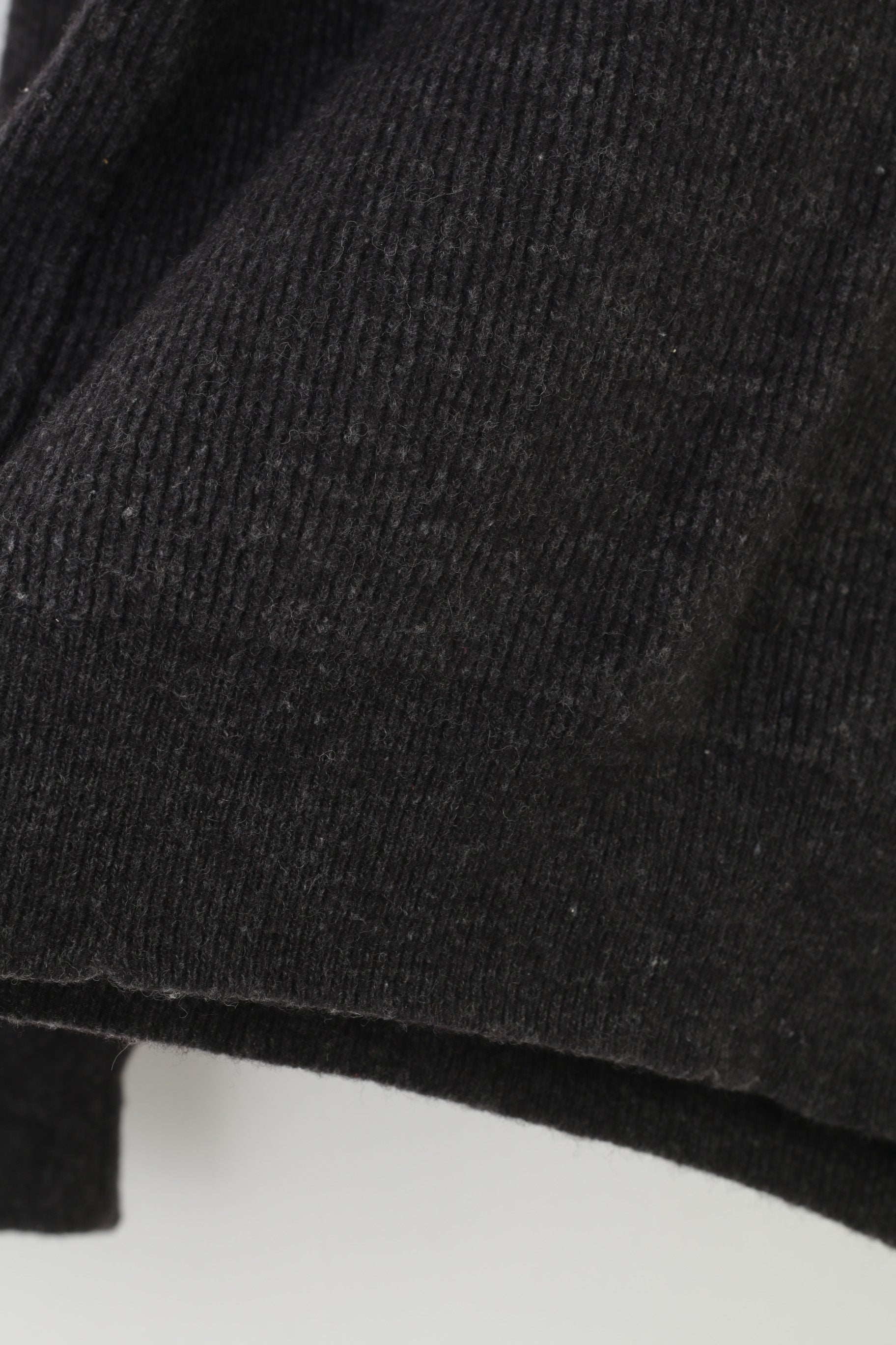 Armani Jeans Men S Jumper Charcoal Made in Italy 1981 V Neck Winter Top