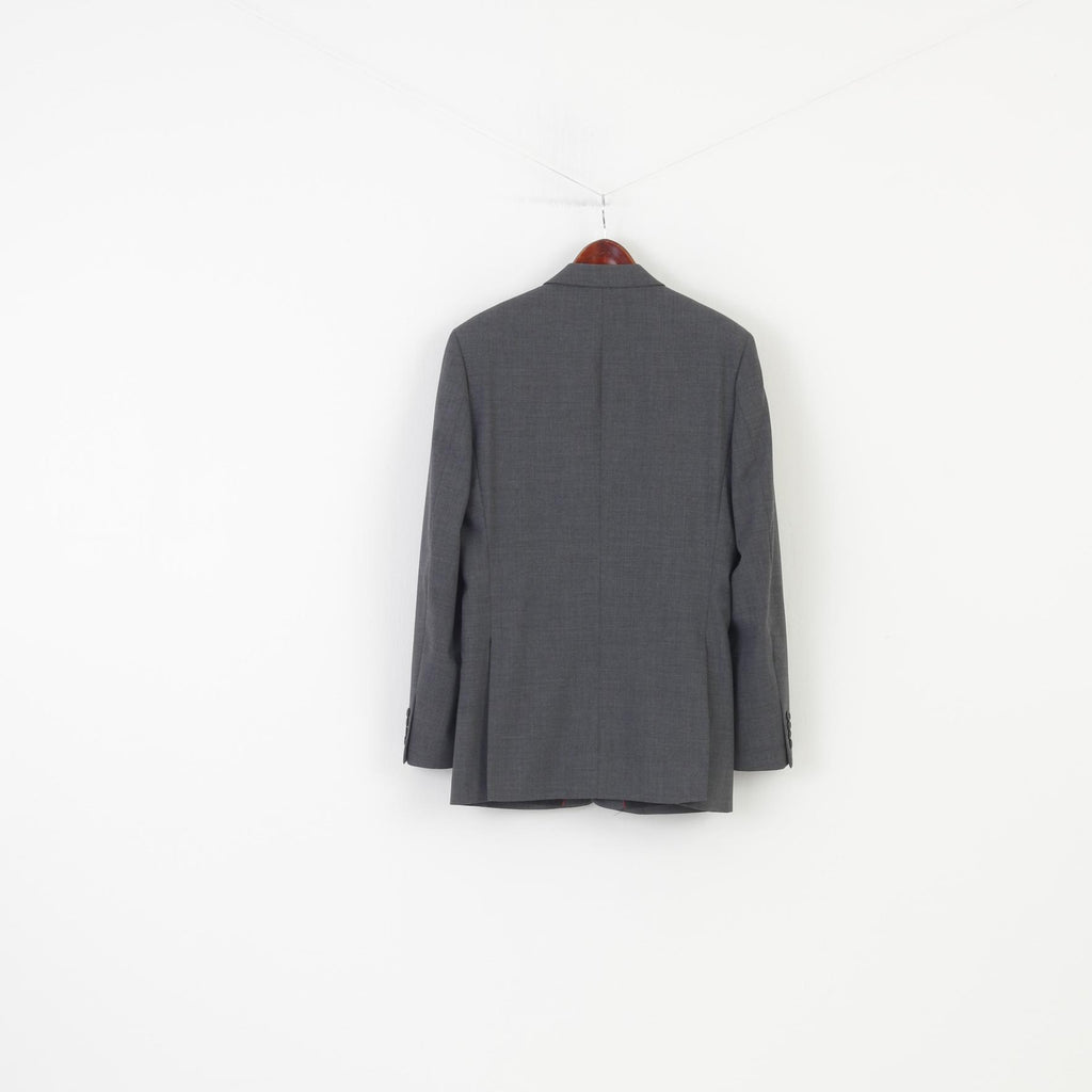 Charlton Gray Men 38 Blazer Grey Breasted Exclusively at Slaters Mens Wear Jacket Top