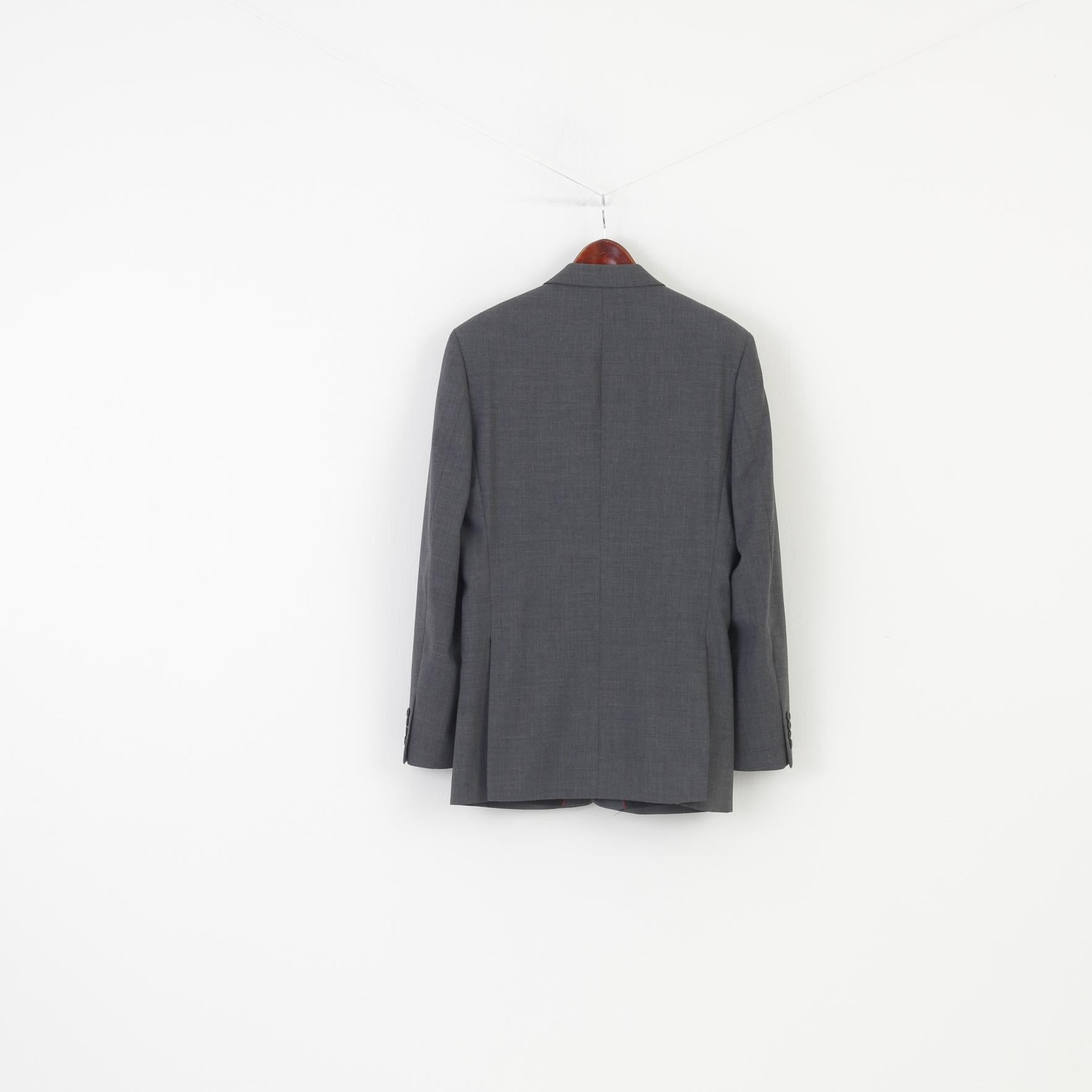 Charlton Gray Men 38 Blazer Grey Breasted Exclusively at Slaters Mens Wear Jacket Top