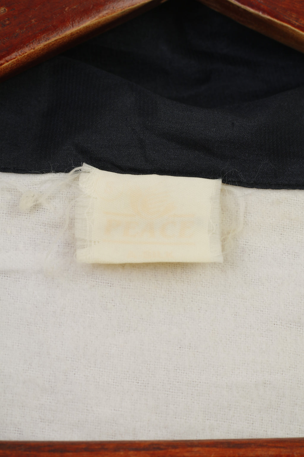 Place Men M Jacket Vintage Full Zipper Detachable Sleeves Collar Burgundy Top