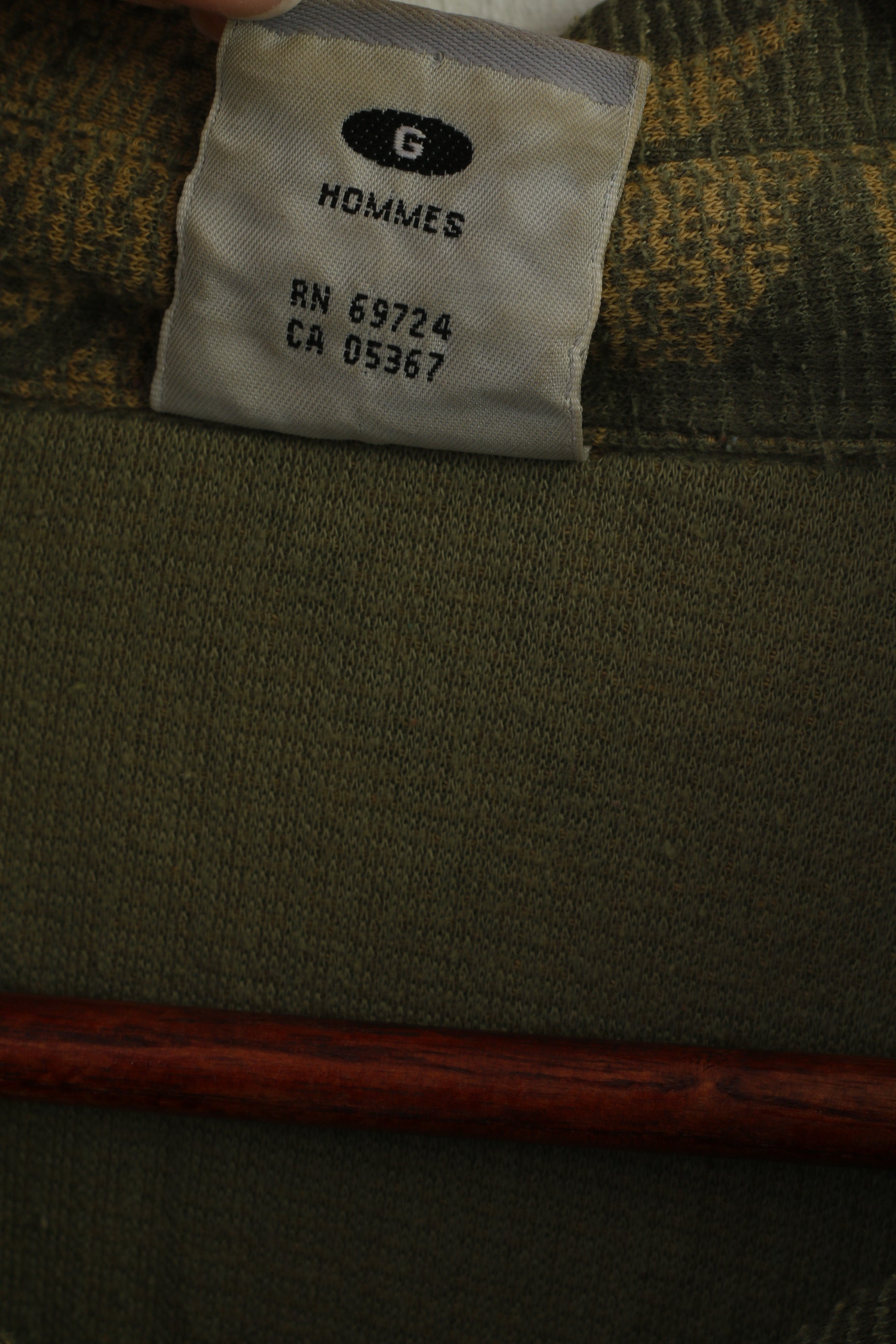 Columbia GRT Men L Polo Shirt Green Palms Print Sportswear Oversize Top