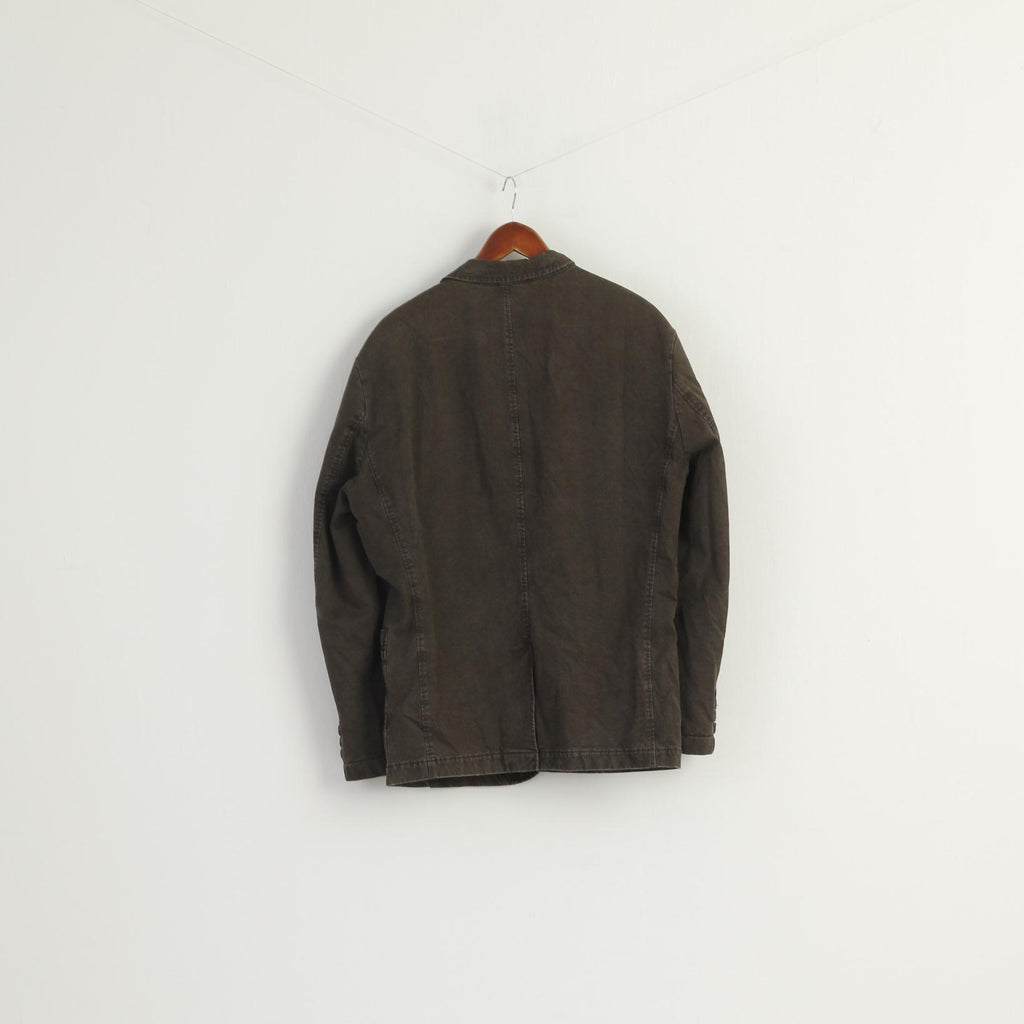 Camel Active Men 26 XL Blazer Brown Cotton Superior Vintage Sport Jacket