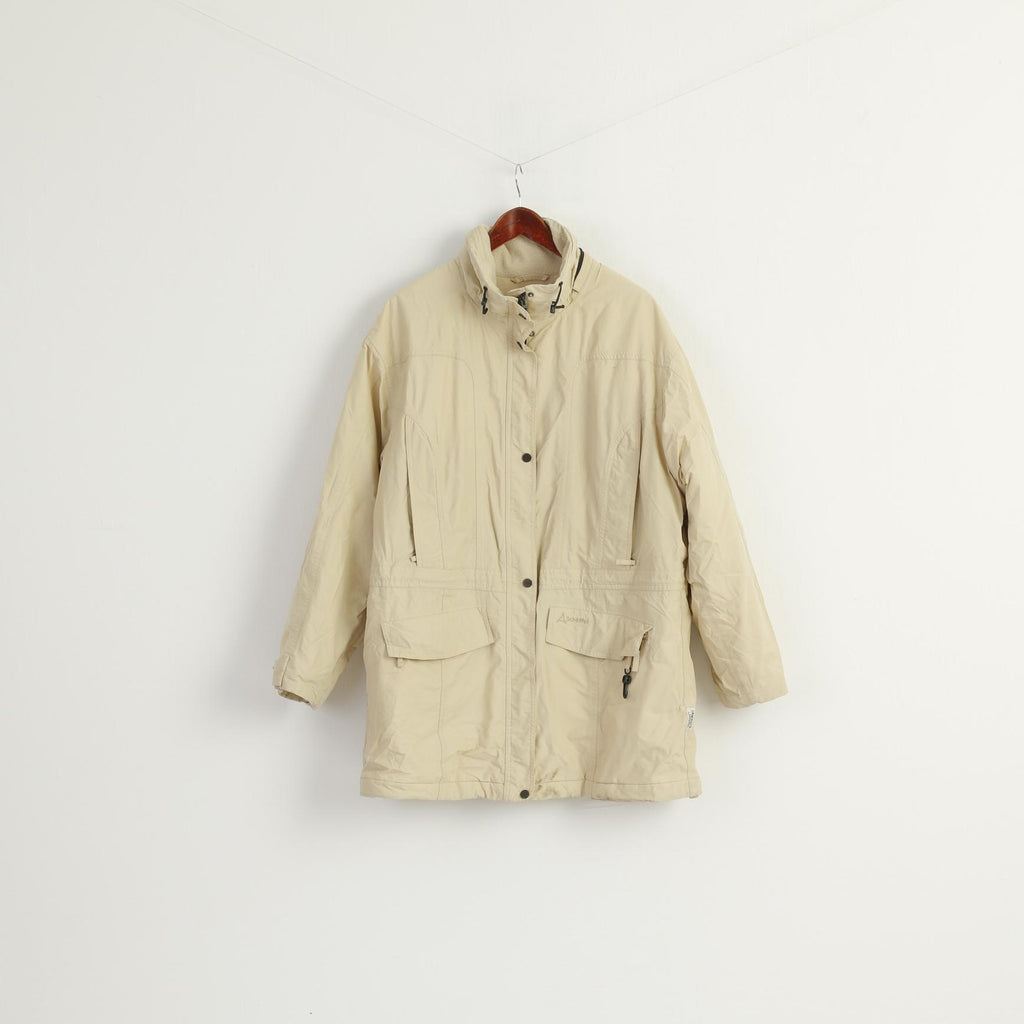 Schoffel Women 46 20 XXL Jacket Beige Outdoor Venturi Nylon Waterproof Top