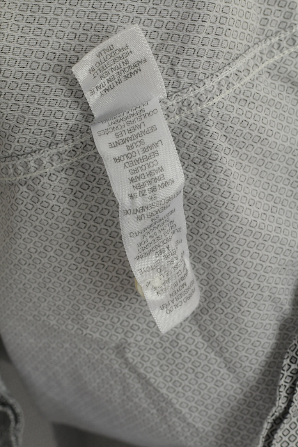 Paul Smith Men 15.5 39 M Casual Shirt Blue Cotton Printed Made in Italy Top