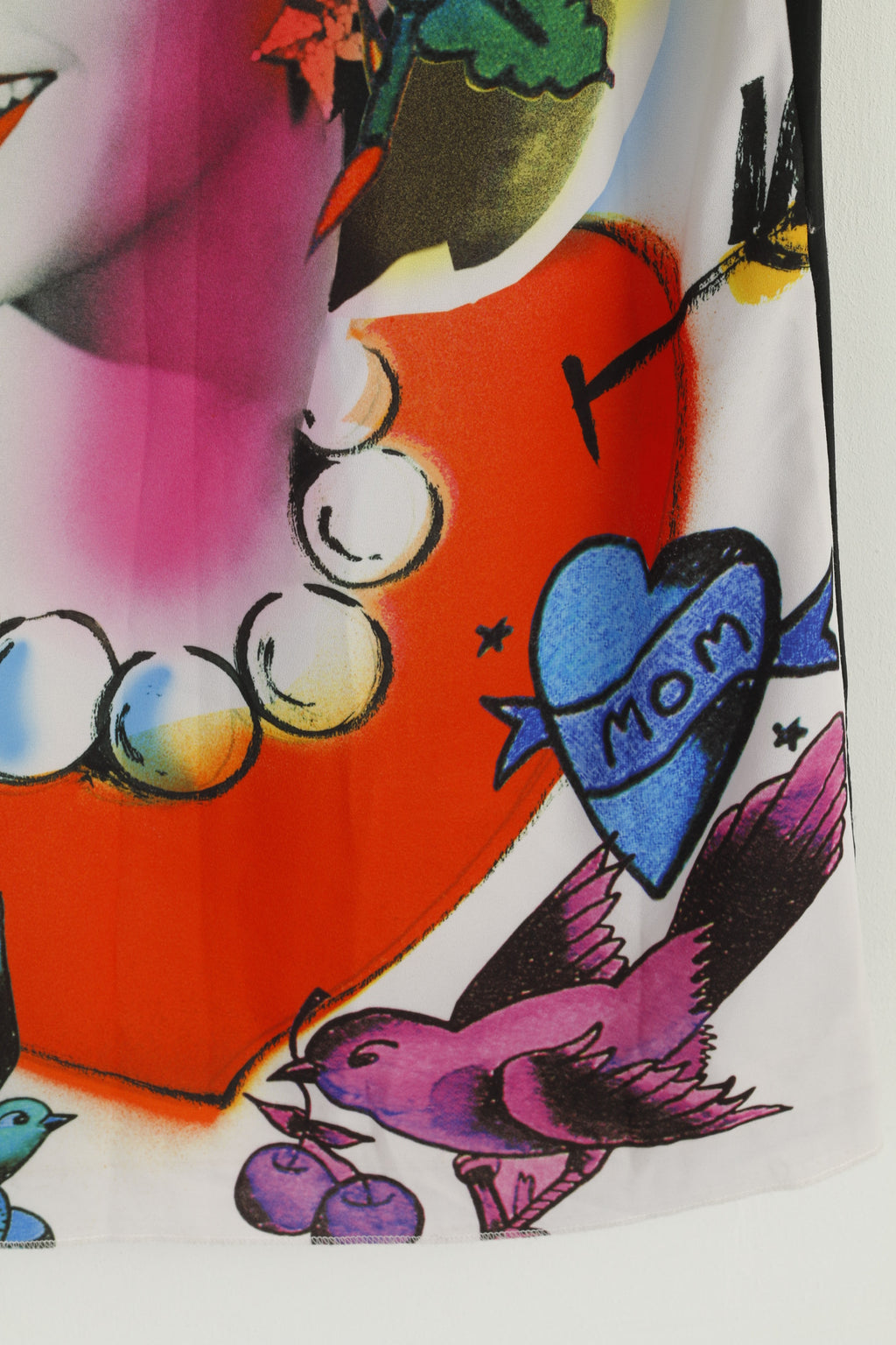 Moschino Cheap And Chic Women 6 8 S Dress Black Mini Printed Classic