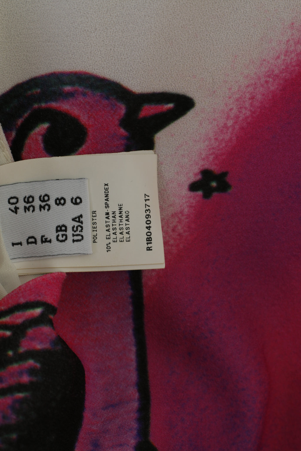 Moschino Cheap And Chic Women 6 8 S Dress Black Mini Printed Classic