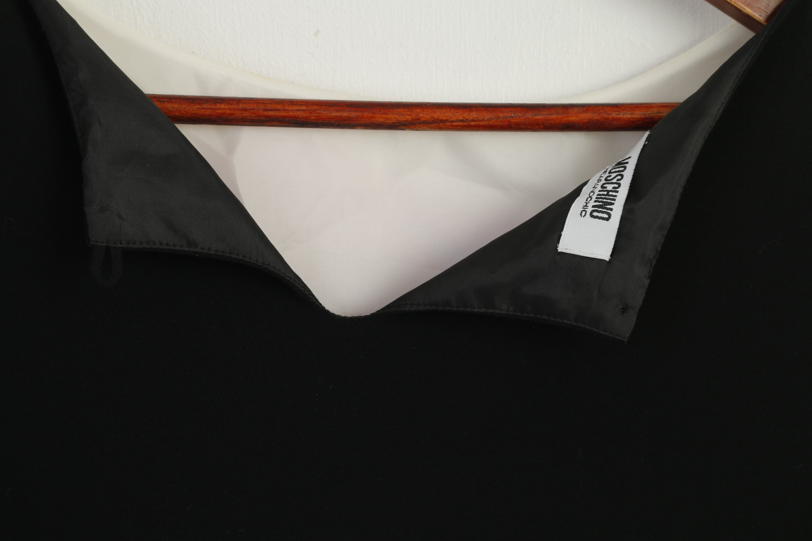 Moschino Cheap And Chic Women 6 8 S Dress Black Mini Printed Classic