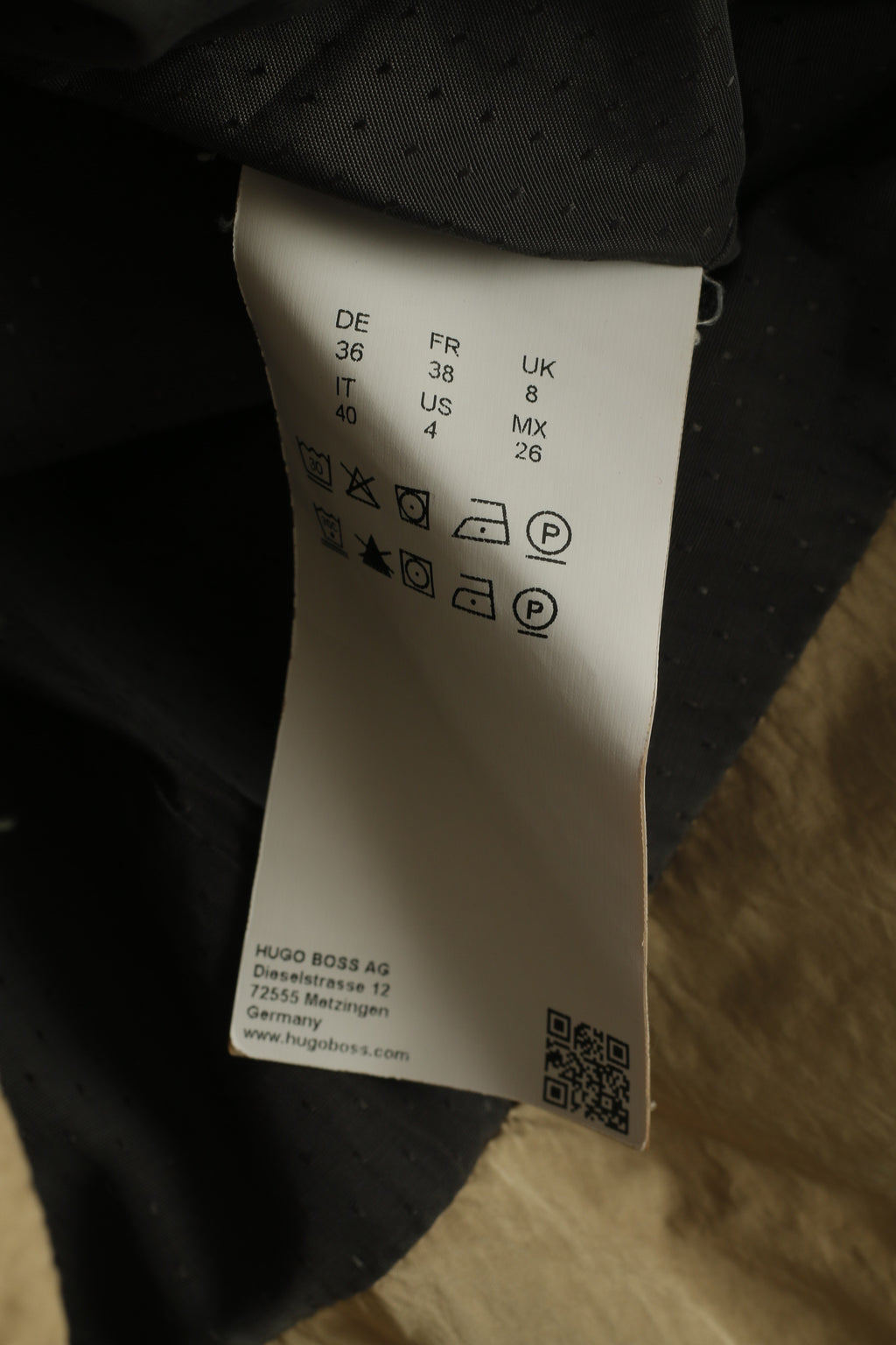 Hugo Boss Women 8 36 S Jacket Gold Shiny Real Down Padded Zip Up Casual Top