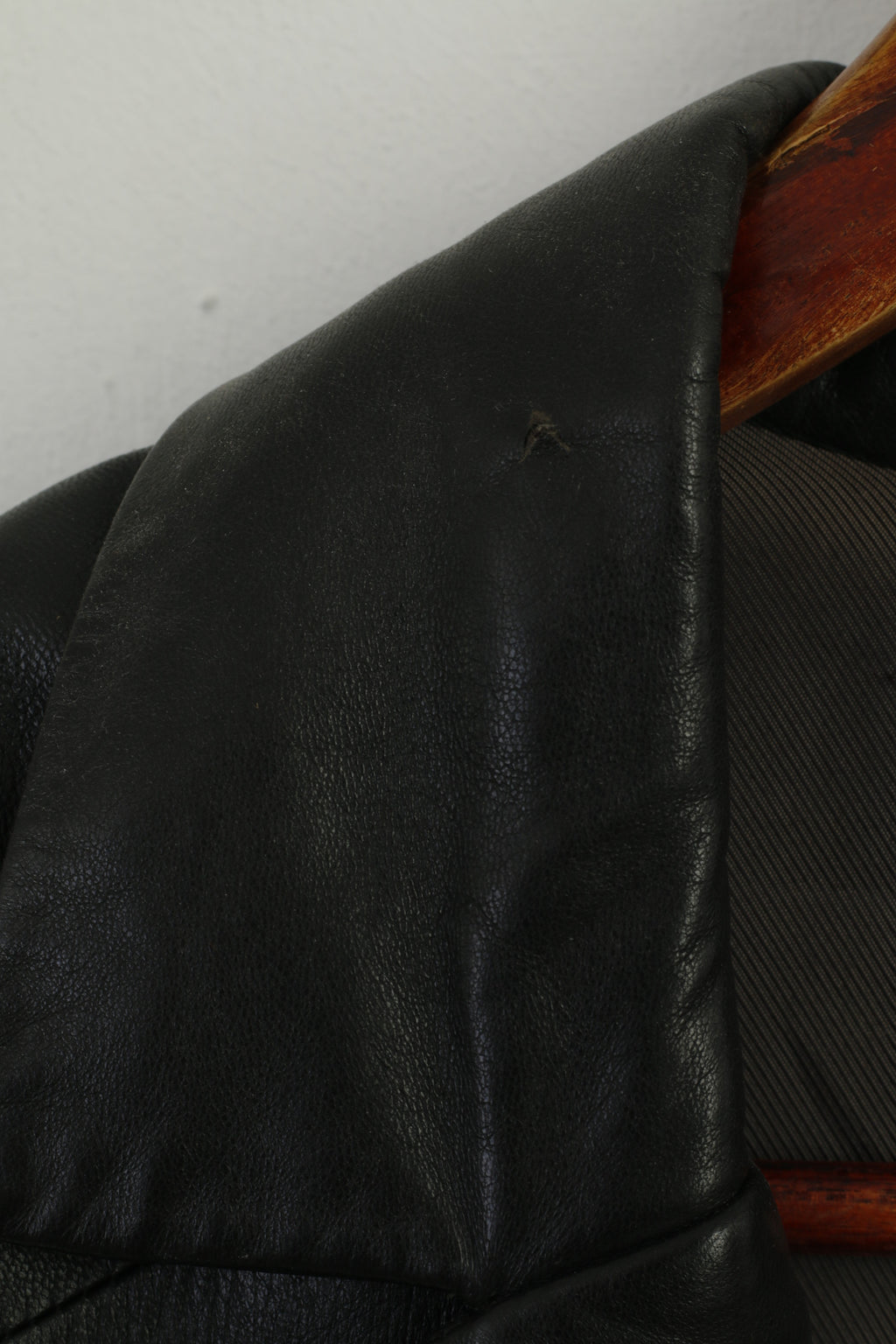 E.B. Company Women 18 44 L Jacket Black Soft leather Single Breasted Classic Vintage Top