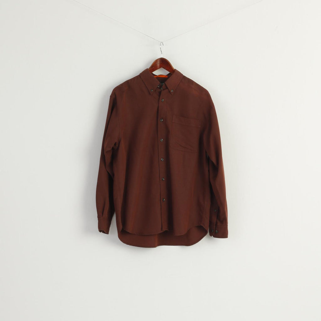 Westbury C&amp;A Giacca lunga da uomo S 38 Sympatex con cerniera intera color kaki vintage imbottito
