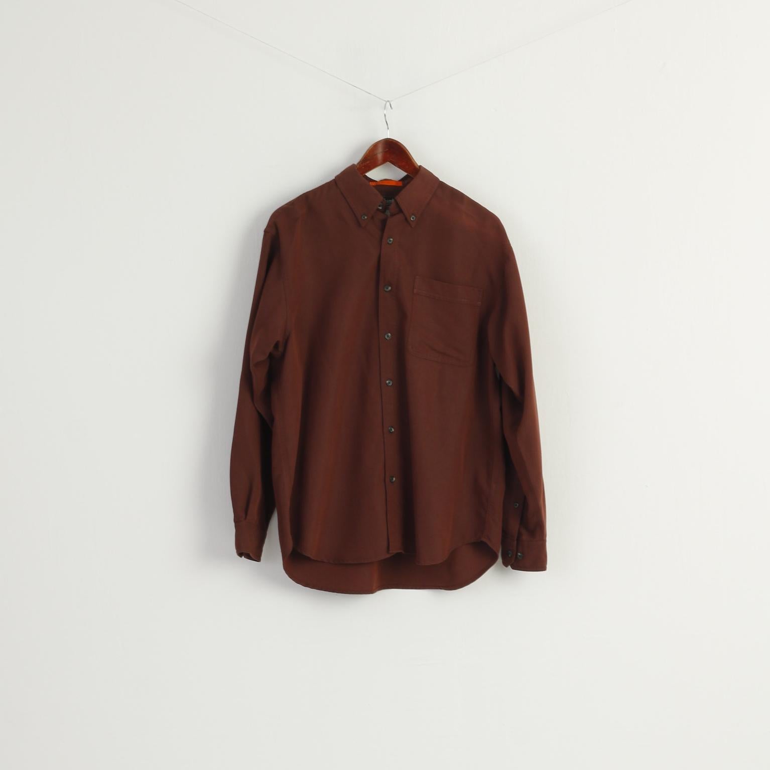 Columbia Sportswear Company Men S Casual Shirt Brown XCO Viscose Outwear Top