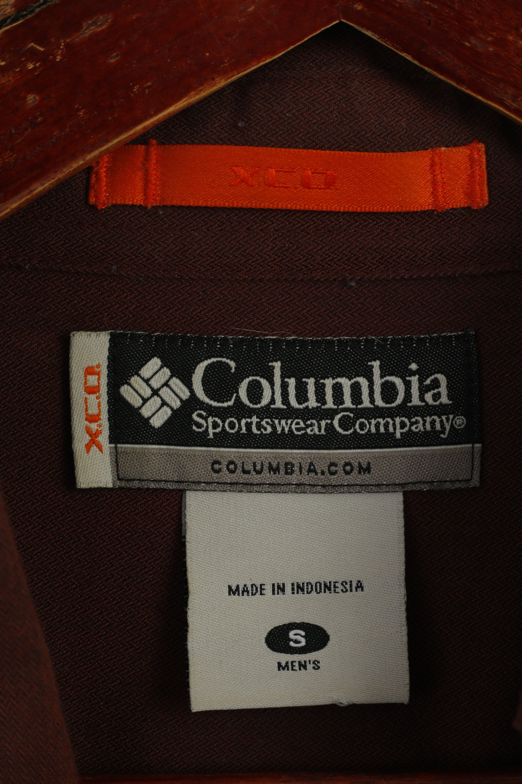 Columbia Sportswear Company Men S Casual Shirt Brown XCO Viscose Outwear Top