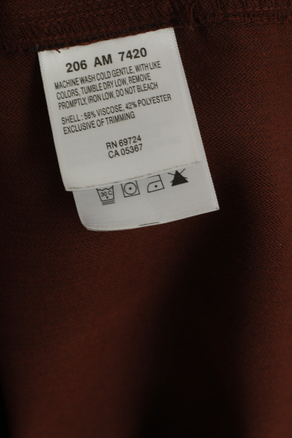 Westbury C&amp;A Giacca lunga da uomo S 38 Sympatex con cerniera intera color kaki vintage imbottito