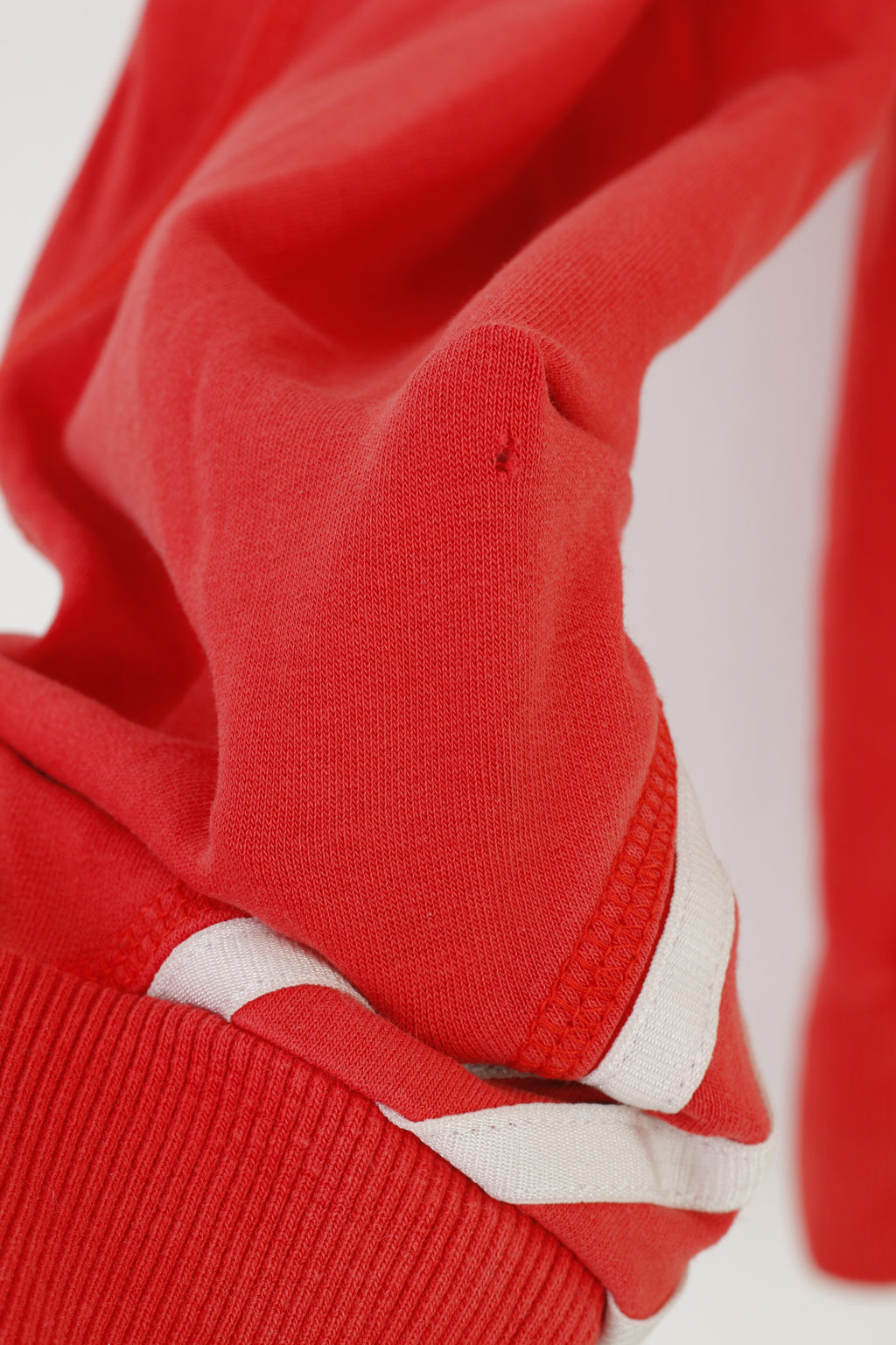 Adidas Woman M Sweatshirt Hood Full Zipper Rouge Coton vintage Sport Top
