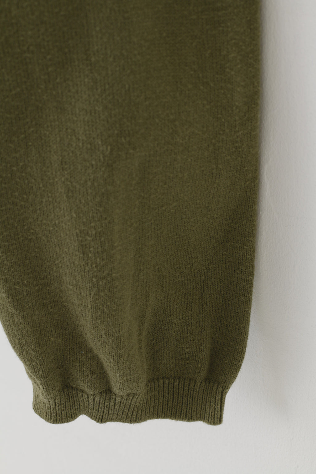 Tommy Hilfiger Uomo S Maglione Classico Girocollo Top in Cotone Denim Verde