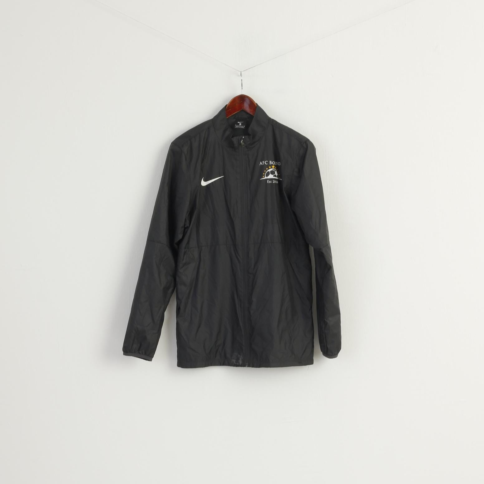 Nike Men M Jacket Gray AFC Bolton 2016 Watson Zip Up Sportswear Top