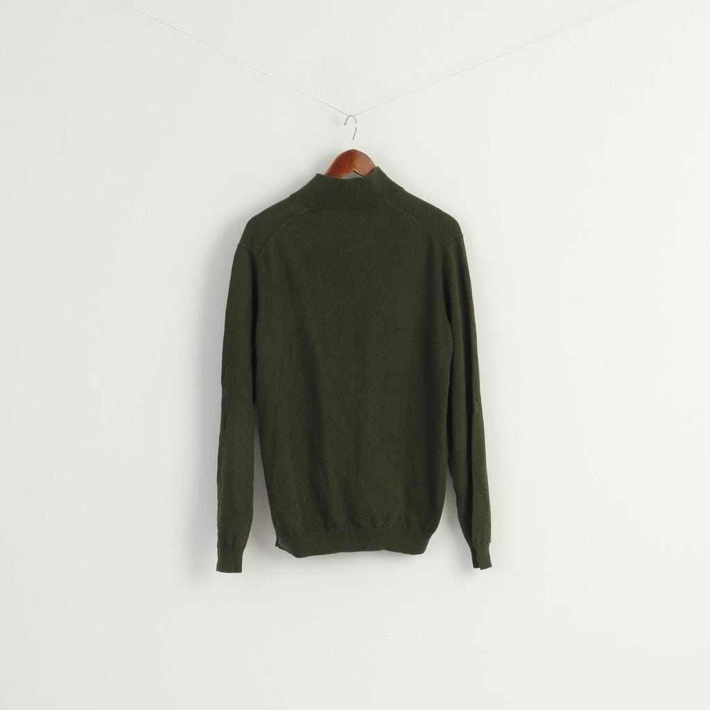 Westbury C&amp;A Hommes S 38 Veste Longue Sympatex Fermeture Éclair Complète Kaki Vintage Haut Rembourré