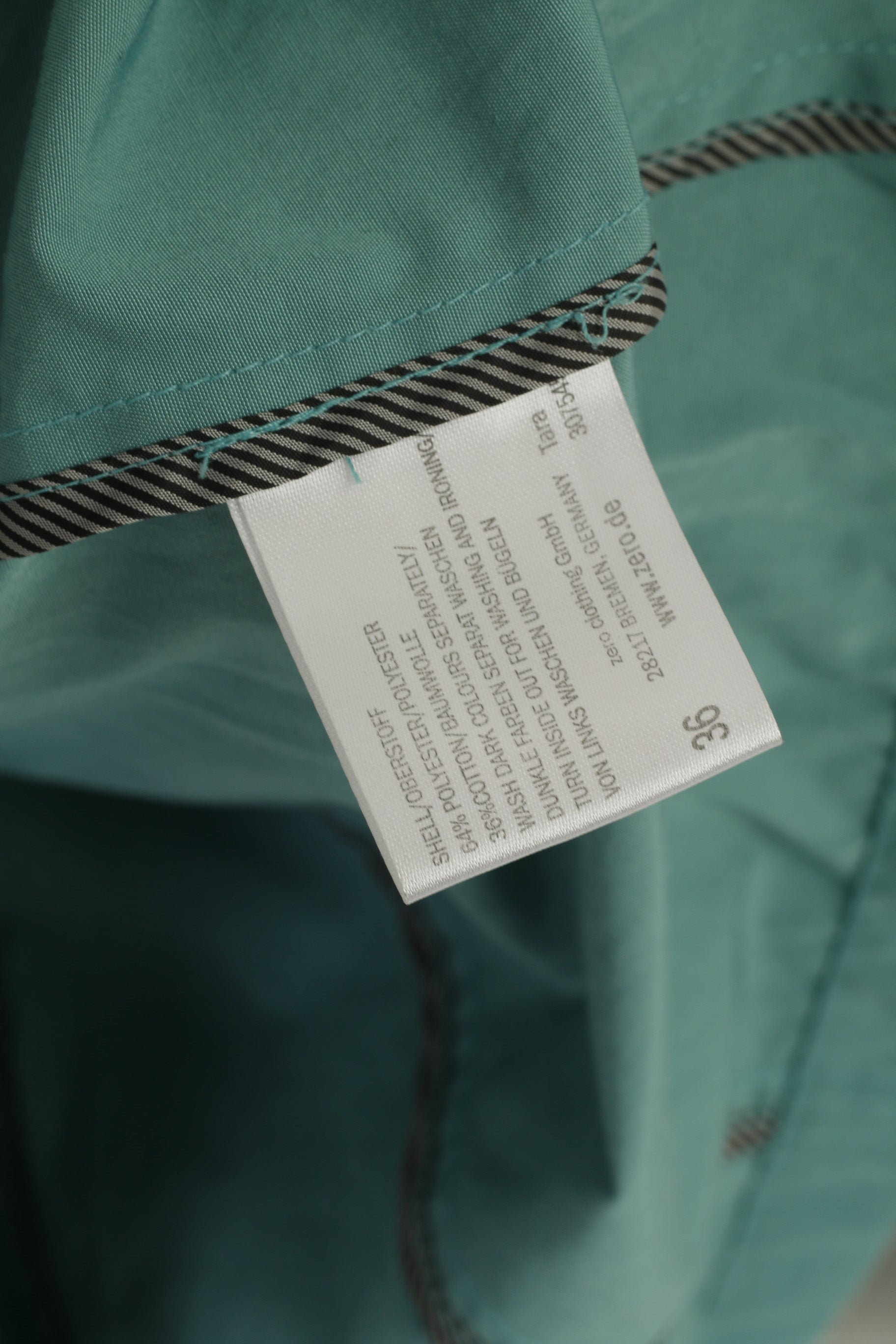 Zero Women 36 S Jacket Green Tara Doft Cotton Blend Vintage Casual Top