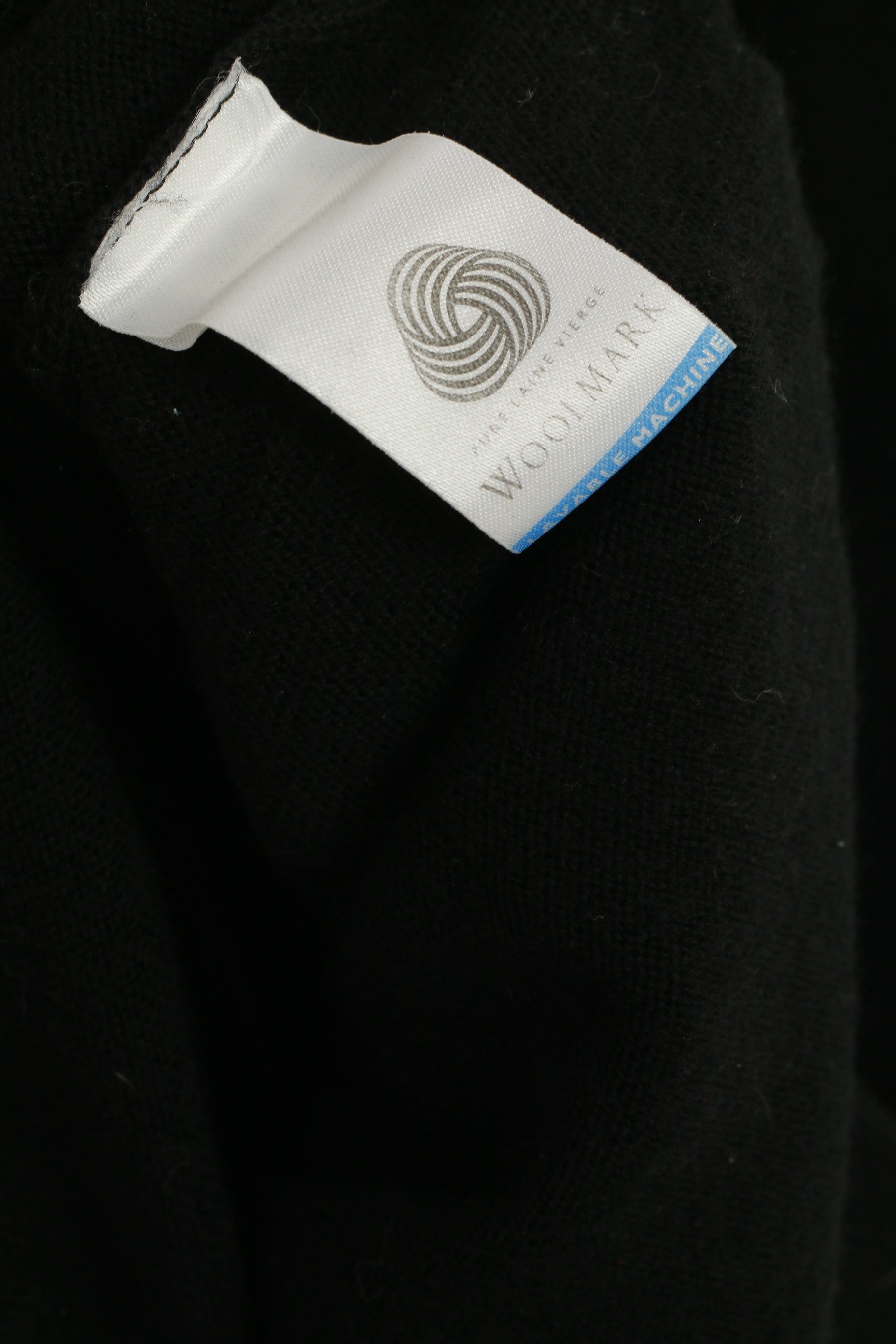 Lacoste Men 9 XXL Sweater Vest Black Pure Wool Stretch Casual Top