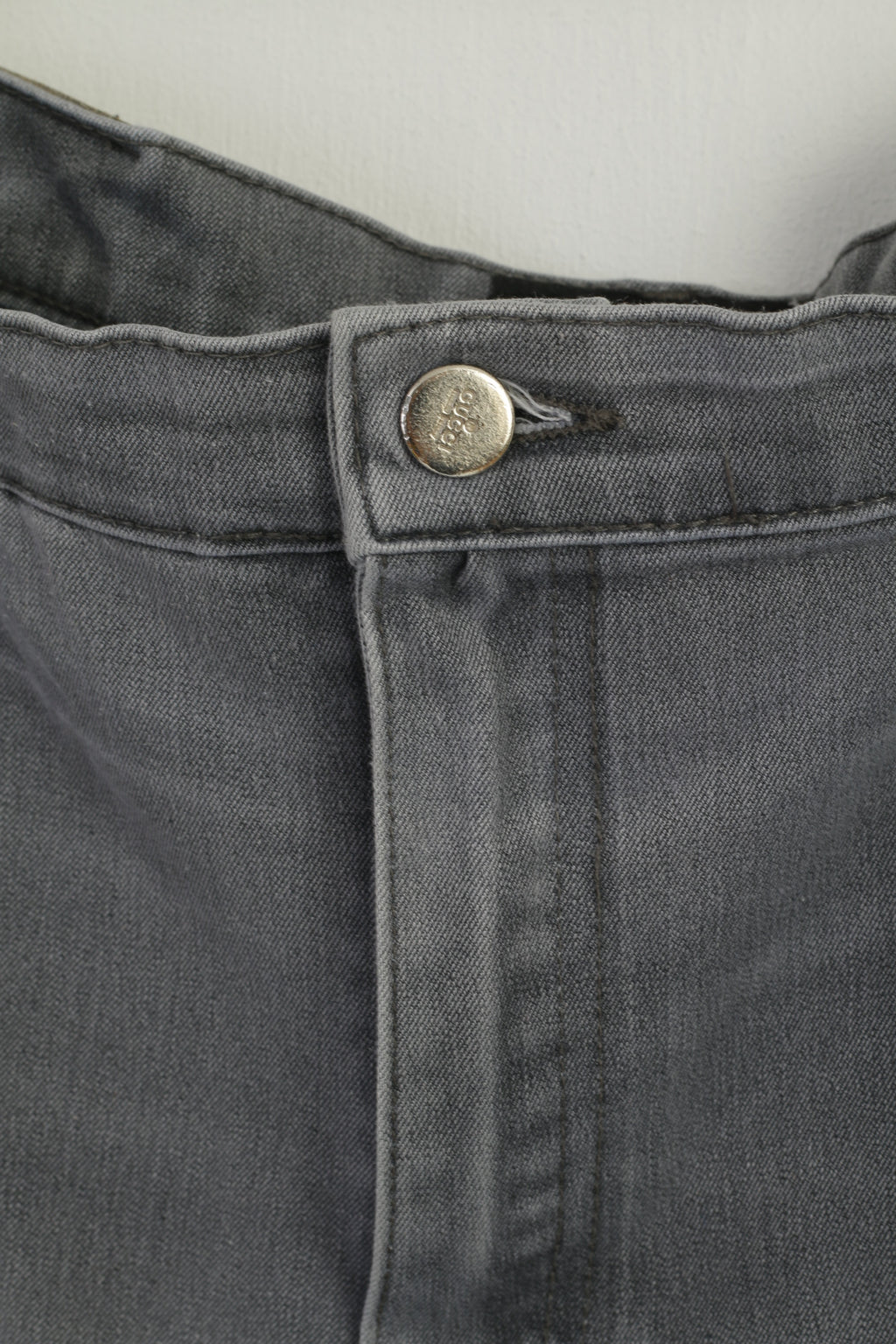 Gucci Jeans Men 36 Trousers Gray Cotton Stretch Soft Straight Classic Pants
