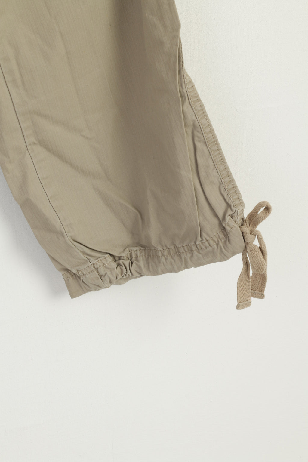 Calvin Klein Jeans Women 6 S Trousers Beige Cotton Militias Classic Pants
