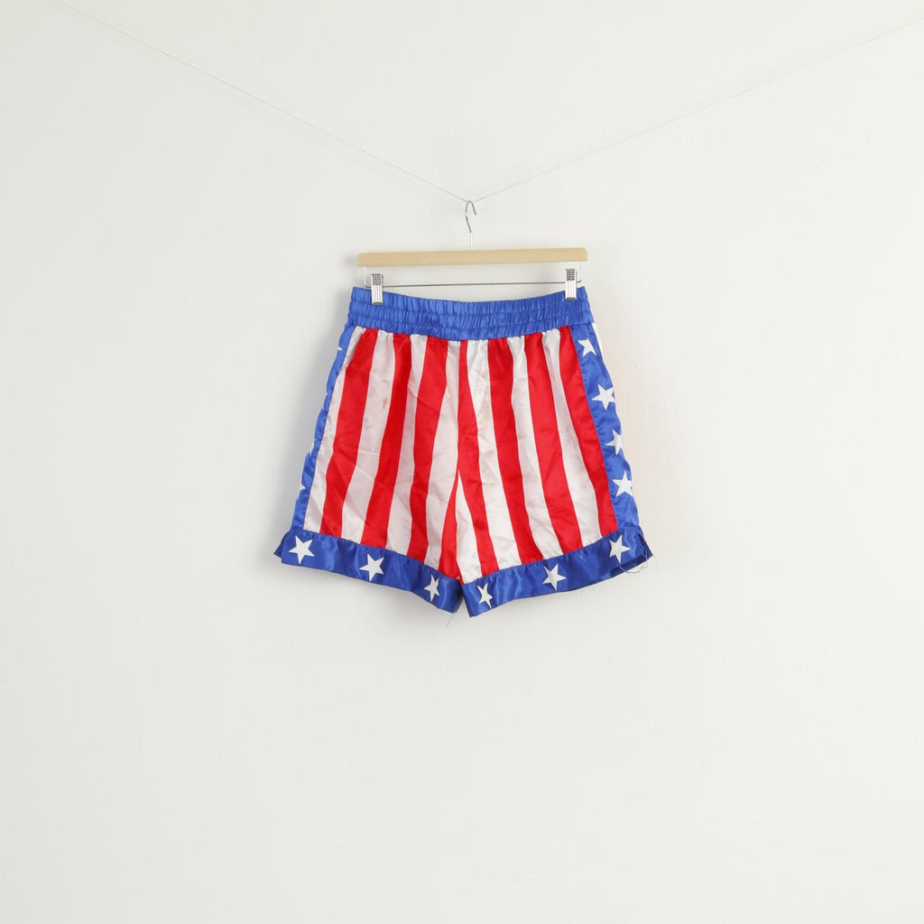 Rocky Men L Shorts Red Rocky Balboa Boxing Shiny America