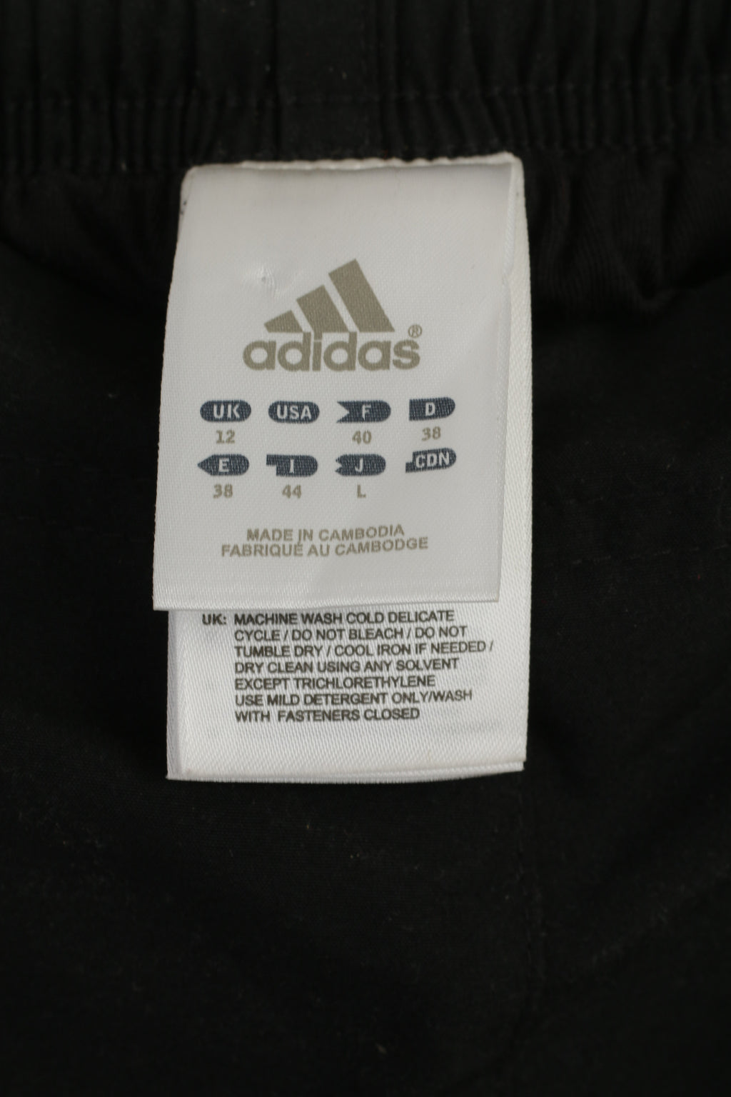Adidas Women 12 M Sweatpants Black Vintage Sportswear Straight Run Pants