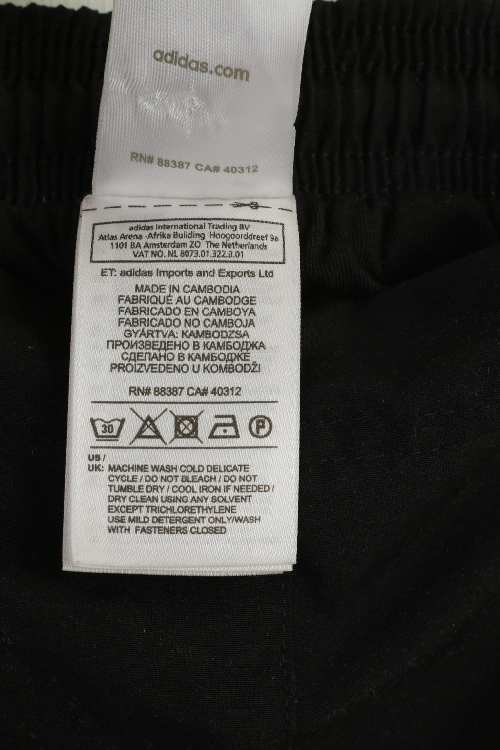 Adidas Women 12 M Sweatpants Black Vintage Sportswear Straight Run Pants