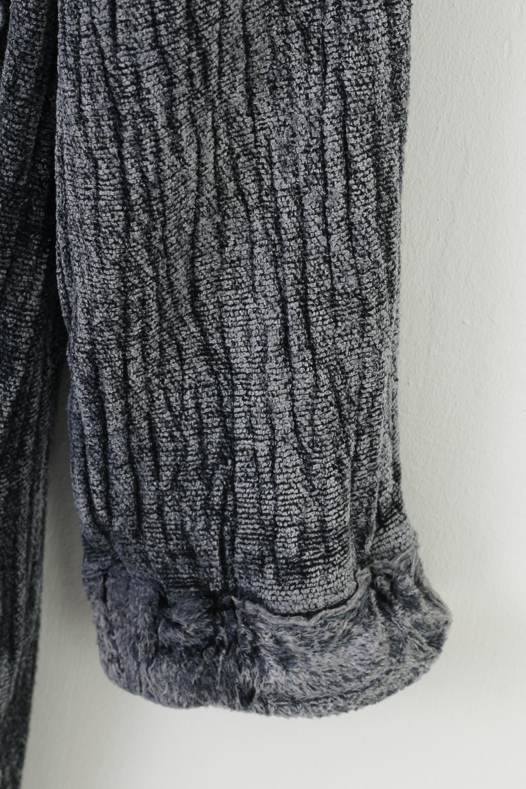 Tina Olsen Woman M Jacket Navy Viscosa Buttons Collar Flowers Shoulder Pads Made in Italy Top