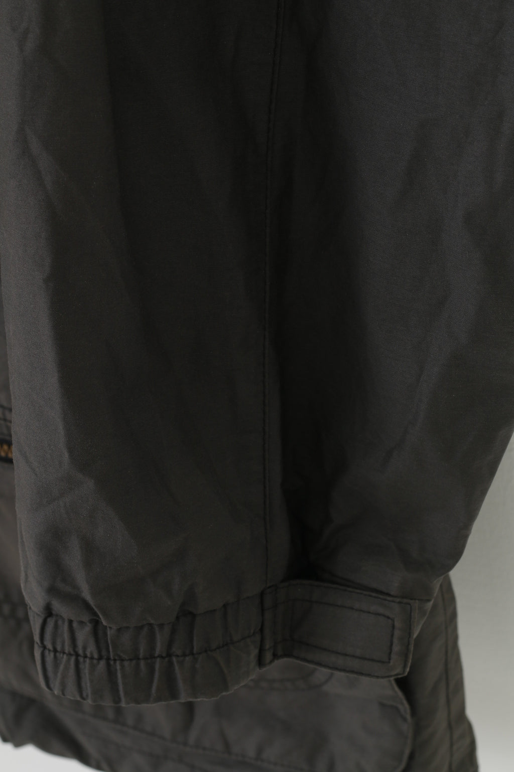 Camel Men 50 XL Jacket Khaki Cotton Vintage Outdoor  Double Zipper Retractable Hood Tradition Top