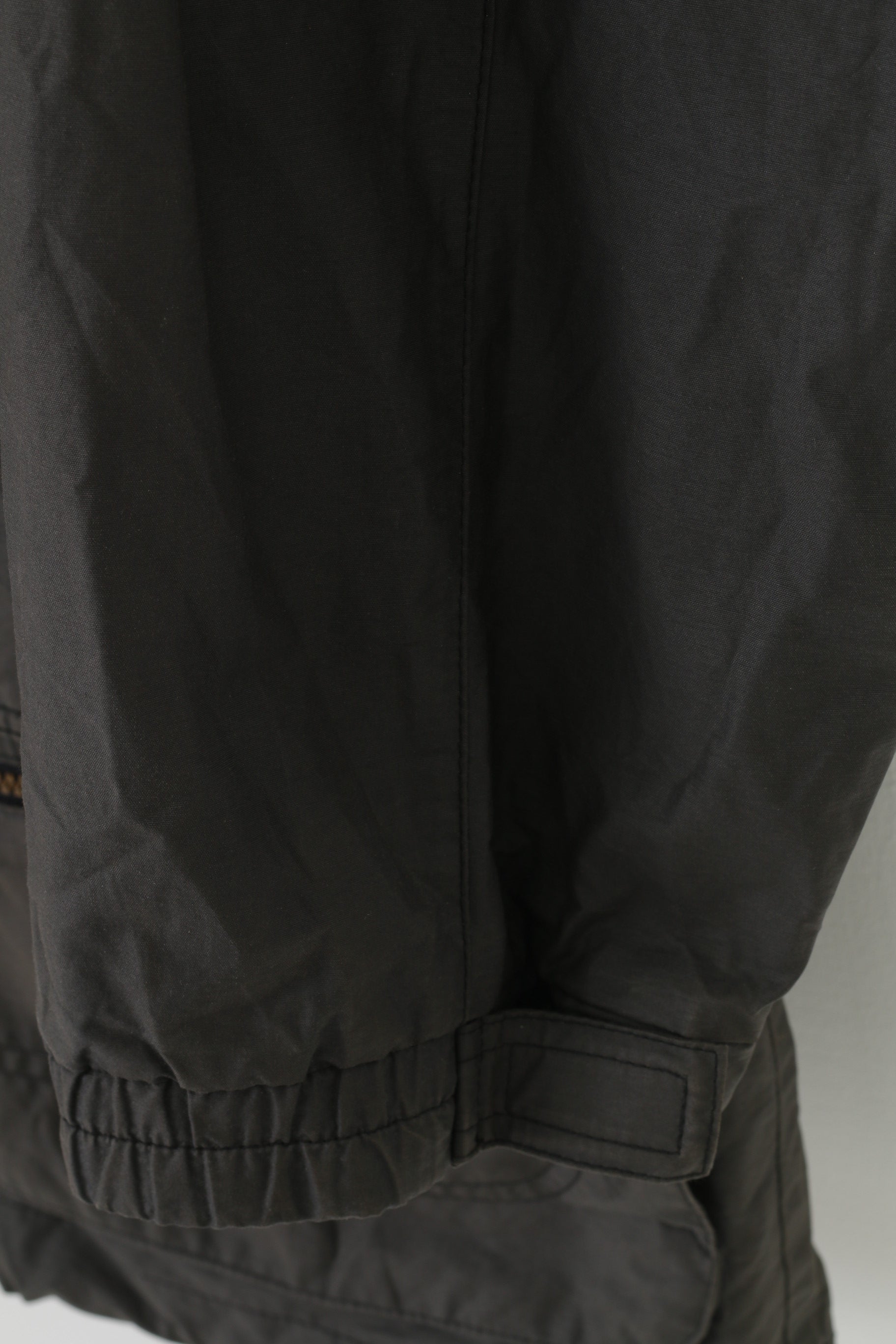Camel Men 50 XL Jacket Khaki Cotton Vintage Outdoor  Double Zipper Retractable Hood Tradition Top