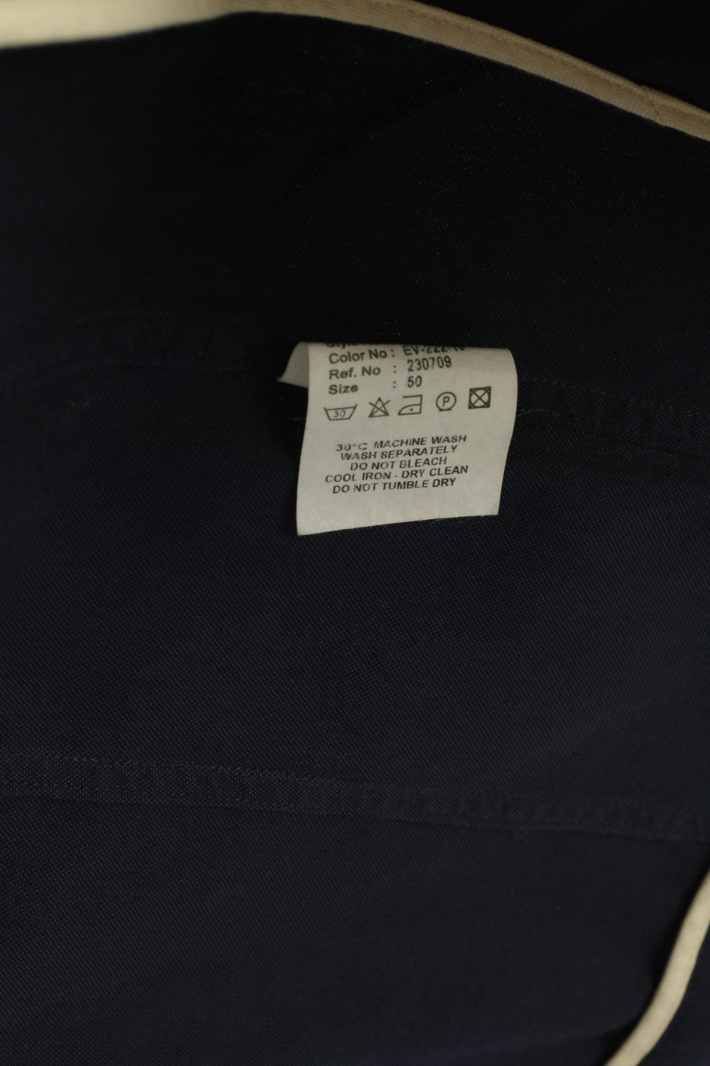 Pierre Cardin Paris Men 50 40 Blazer Navy Cotton Marine Snaps Casual Light Jacket