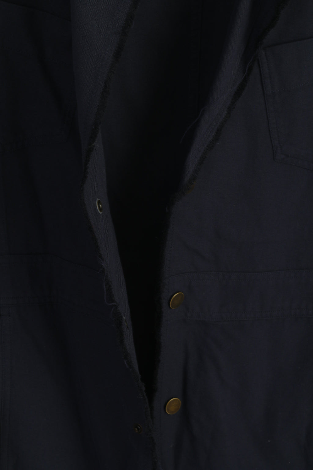 Pierre Cardin Paris Men 50 40 Blazer Navy Cotton Marine Snaps Casual Light Jacket