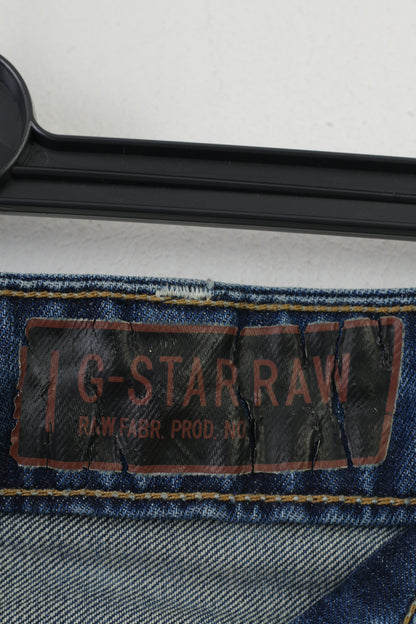 G-Star Raw Men 27 Trousers Jeans Blue Bottoms Originals Cotton Classic Pants