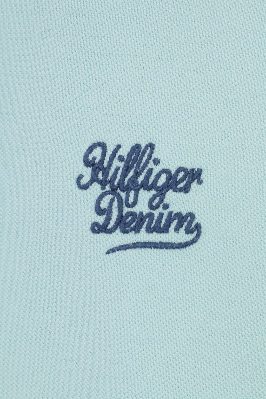 Tommy Hilfiger Men M Polo Shirt Blue Short Sleeve Cotton Collar Sport Top