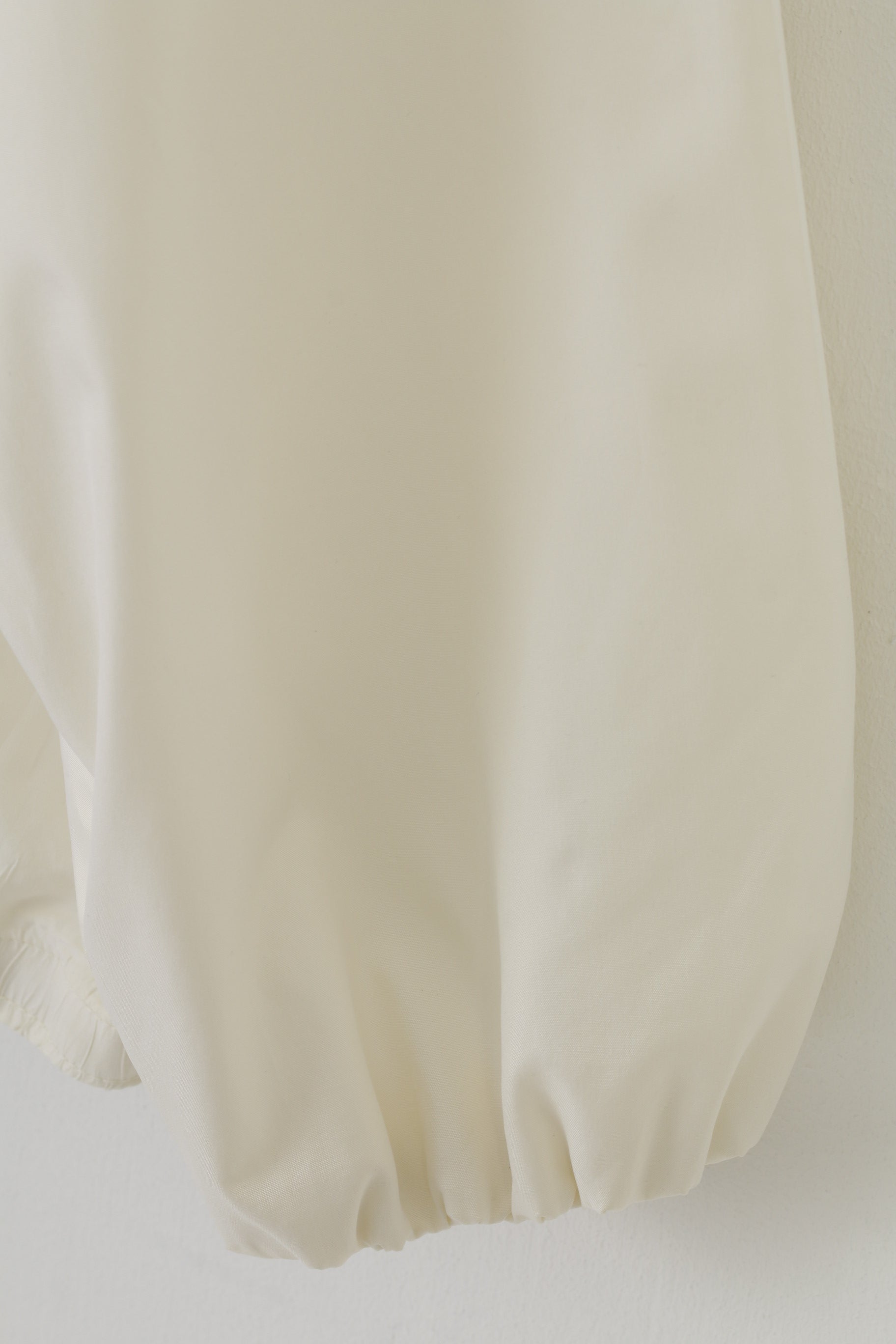Gira Puccino Femme 44 M Veste Crème Légère Fermeture Éclair Complète Brillante