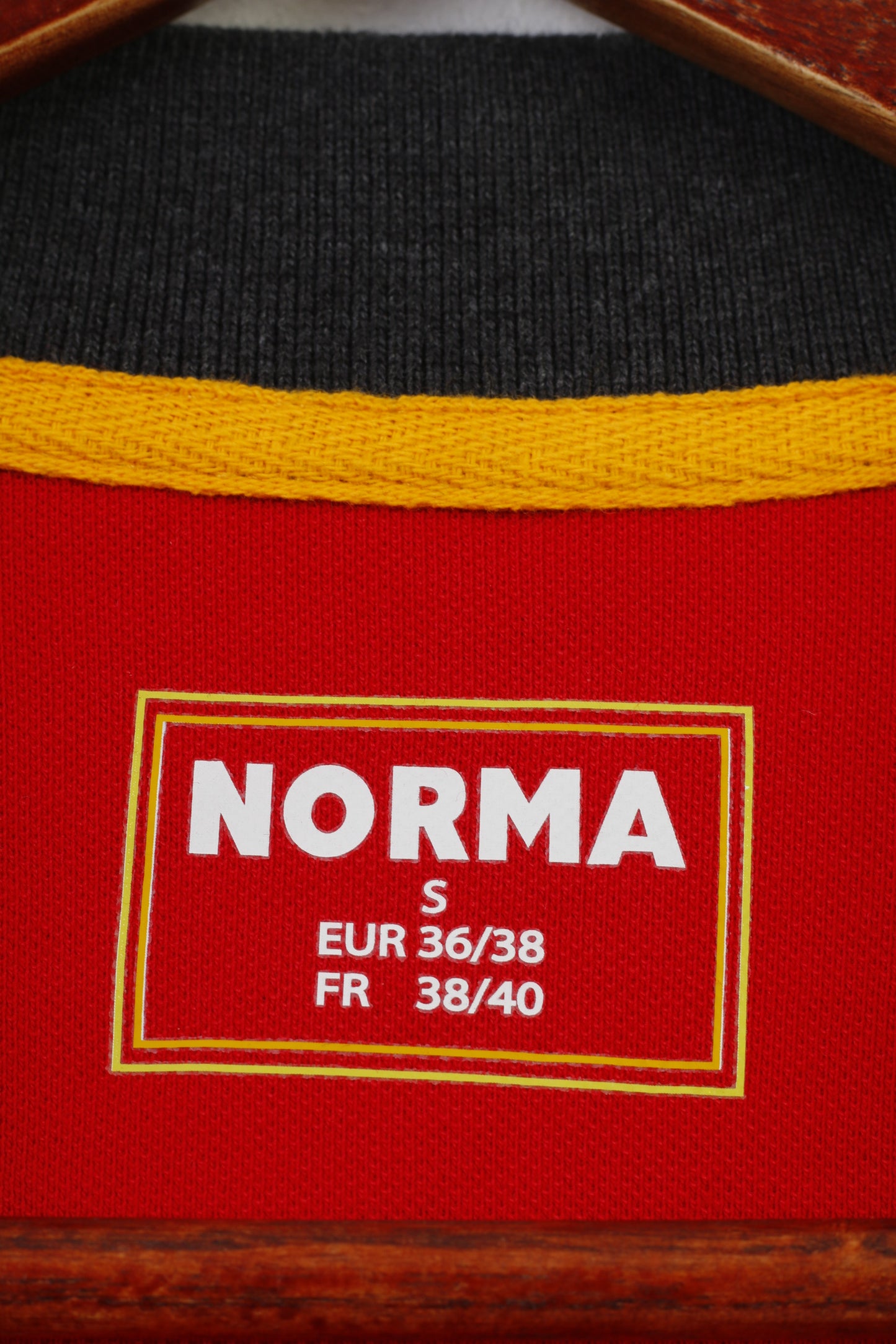 Norma Hommes S Polo Gris Sportswear Coton Manches Longues Sport Top