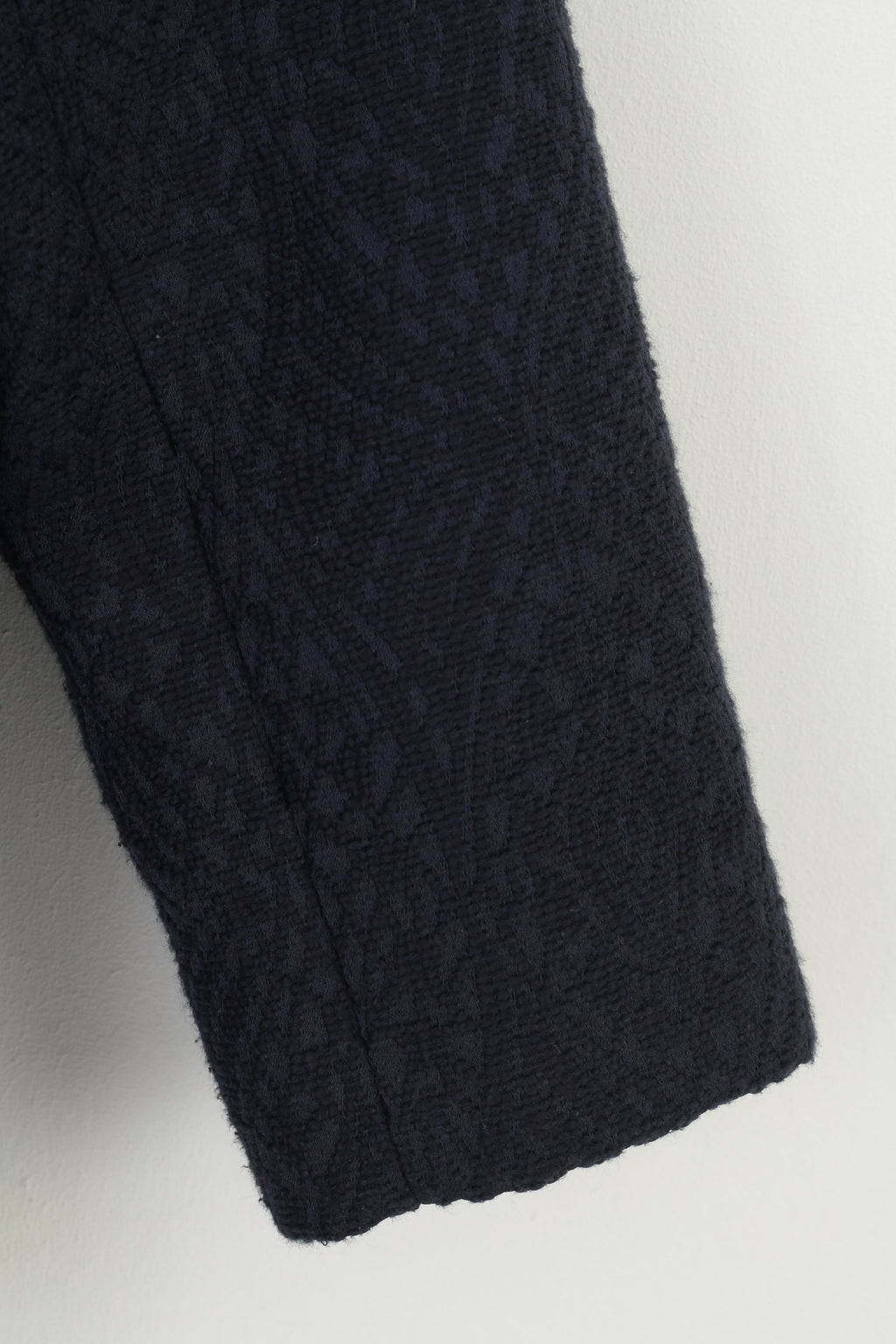 Paul Costelloe Woman XS Jacket Navy Bottoms  Embroidery Cotton Blacklabel Pockets Top