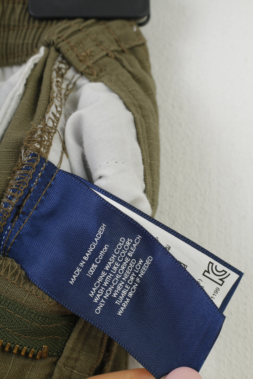 Polo by Ralph Lauren Pantalon 9M pour garçon Kaki Coton Poches Classique