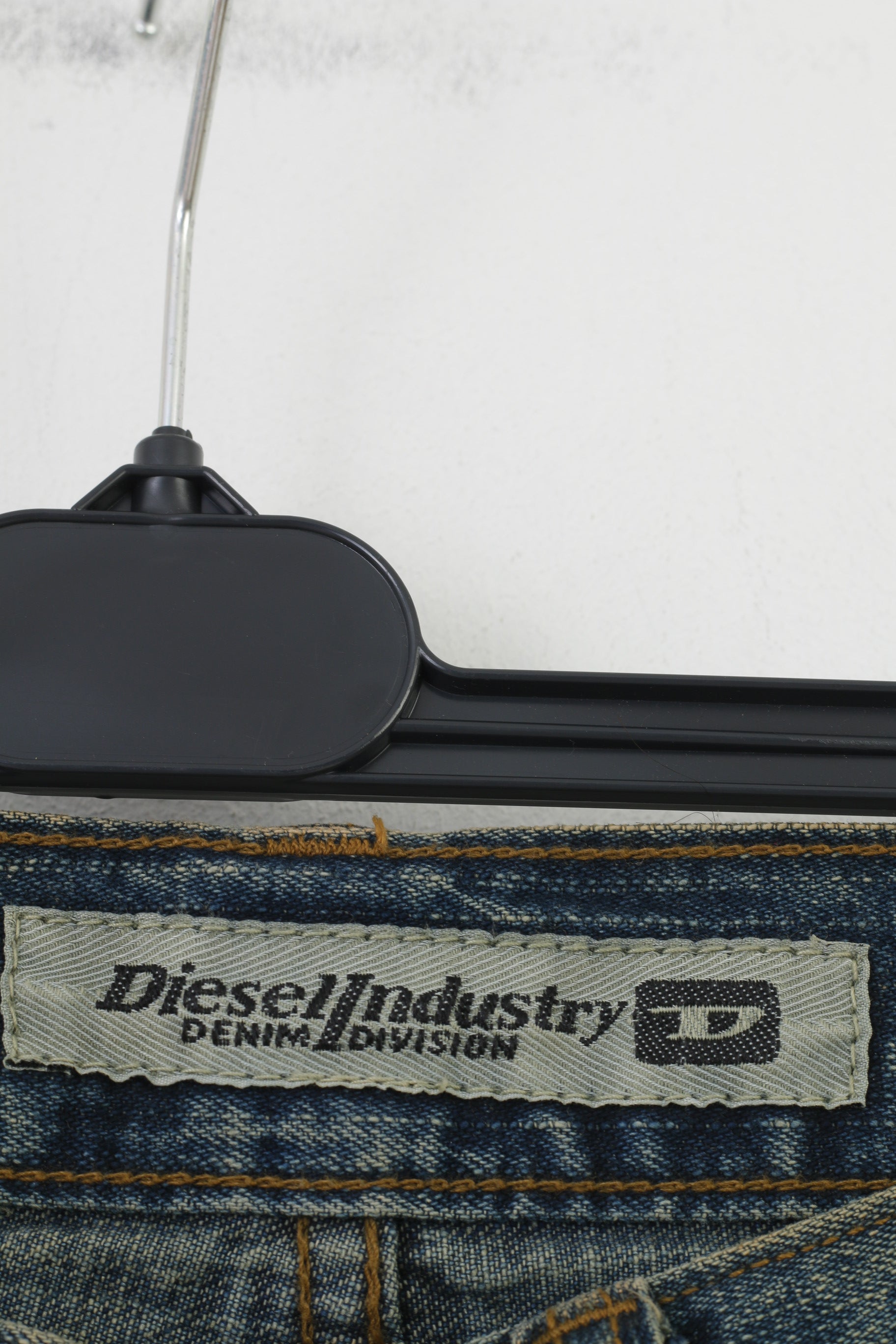 Diesel Men 26 Trousers Blue Jeans Cotton Washed Look Classic Vintage Pants