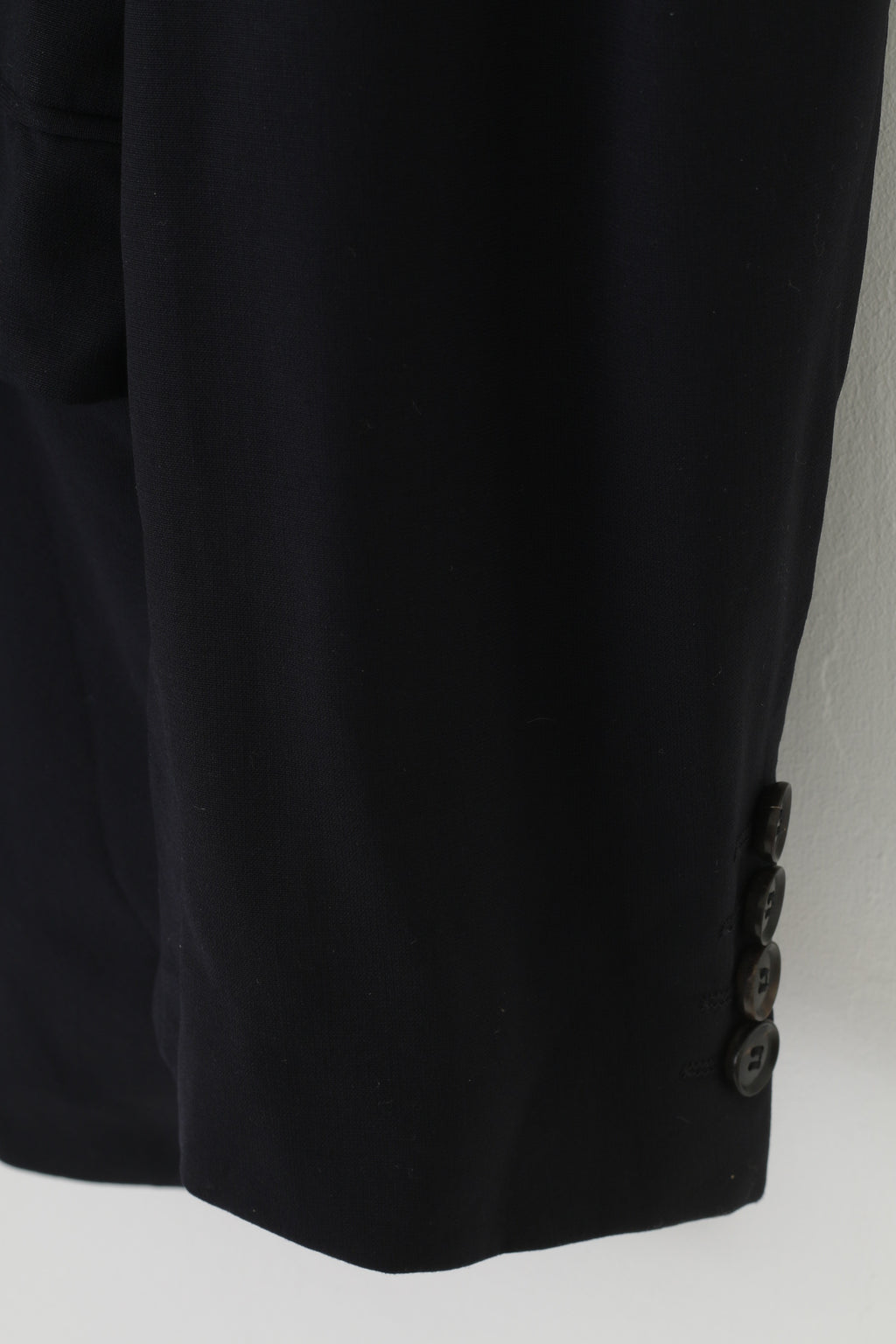 Hugo Boss Hommes 50 40 Blazer Marine Laine Élégant Simple Boutonnage Vintage Bertolucci Film Veste